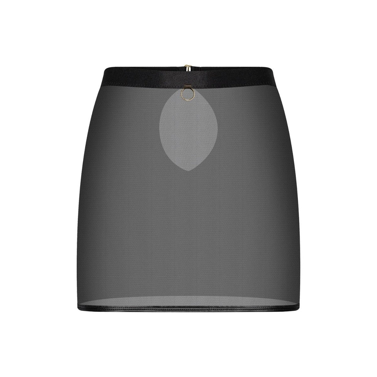 Guilty Pleasure Silhouette Mini Mesh Skirt Black - Image 4