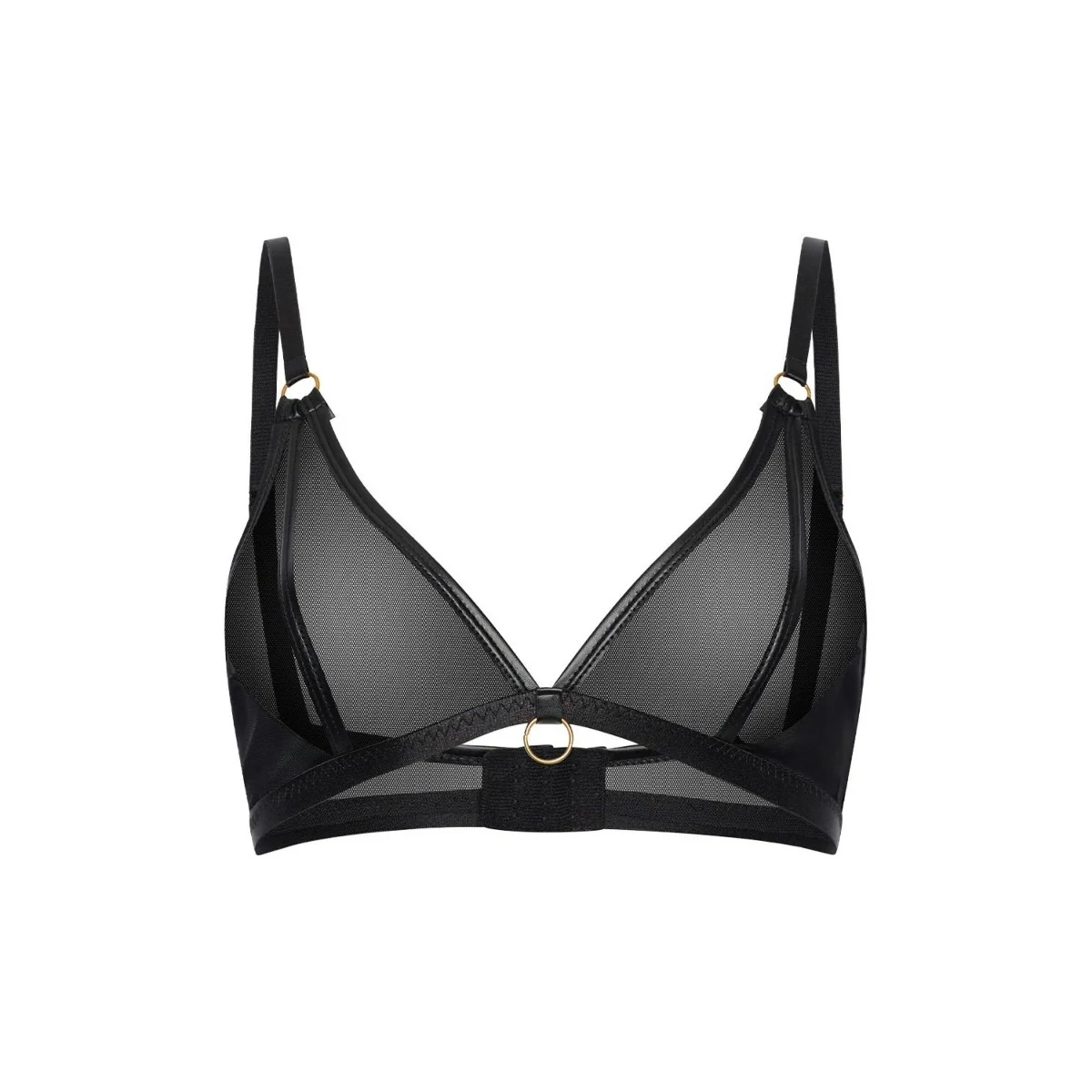 Guilty Pleasure Silhouette Sleek Shadow Bra Black - Image 4
