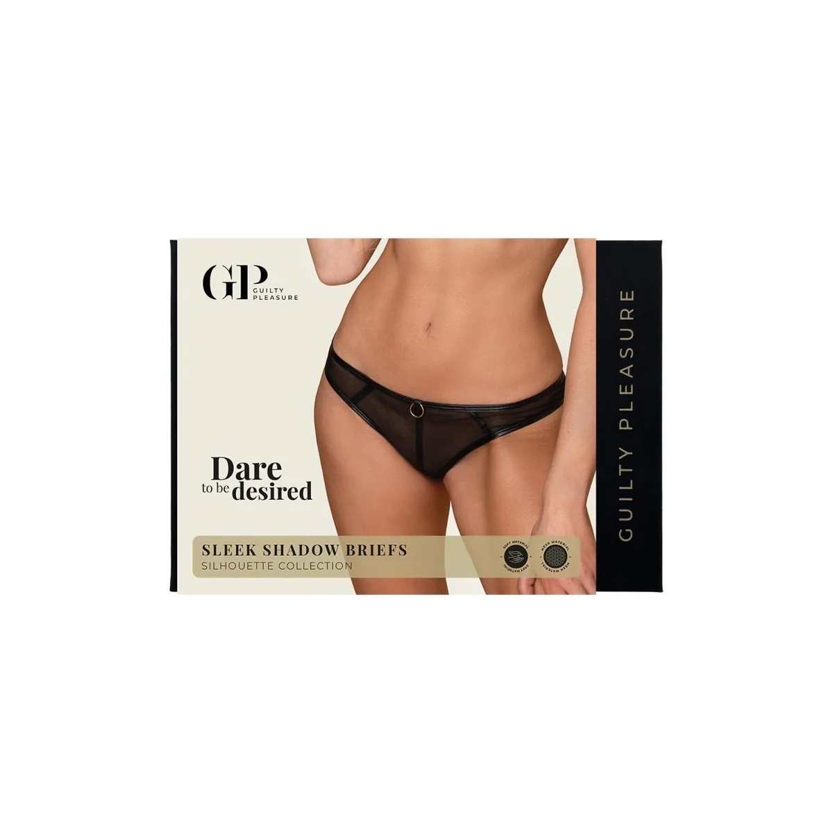 Guilty Pleasure Silhouette Sleek Shadow Briefs Black - Image 2