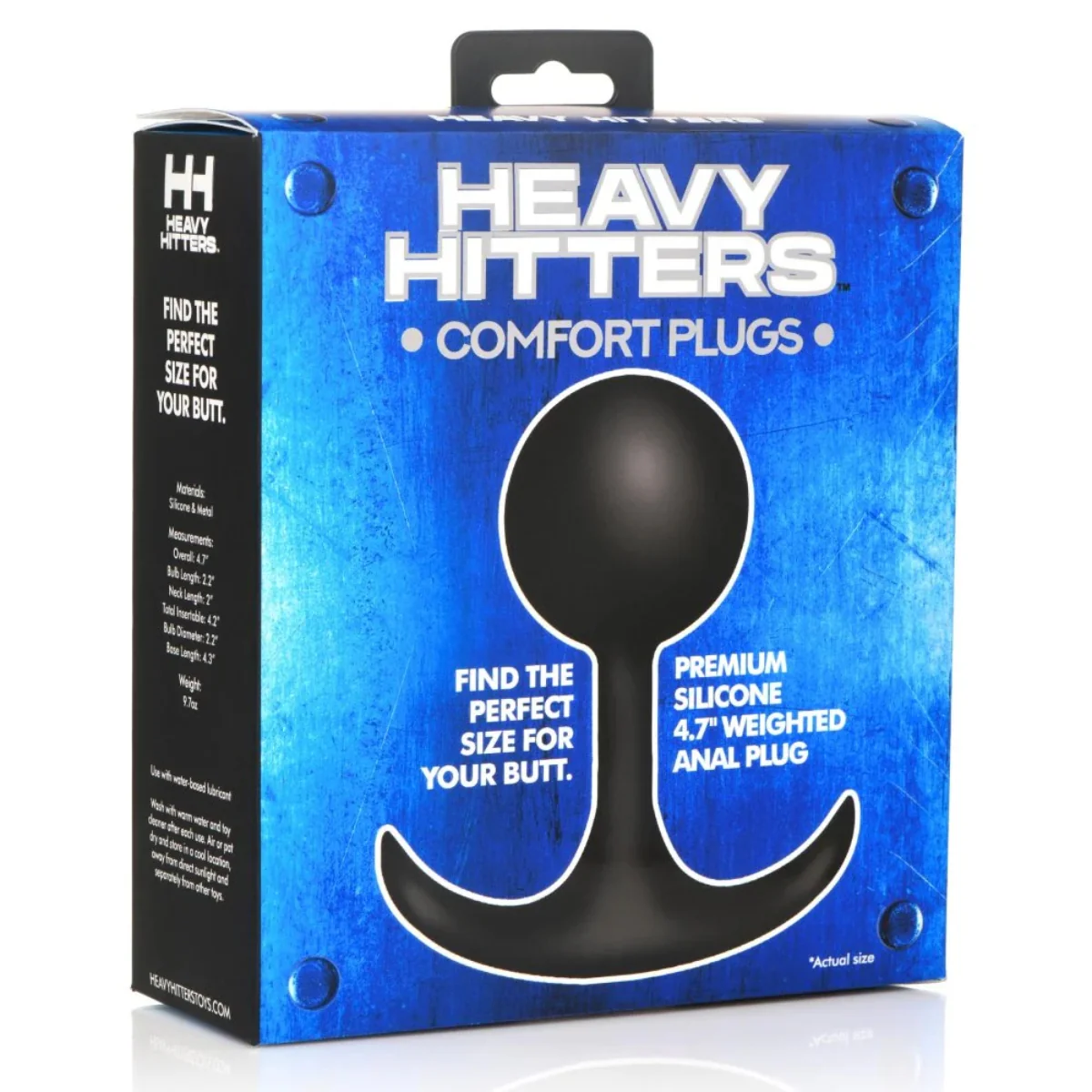 Heavy Hitters Comfort Weighted Butt Plug XL 4.7 Inch - Image 2