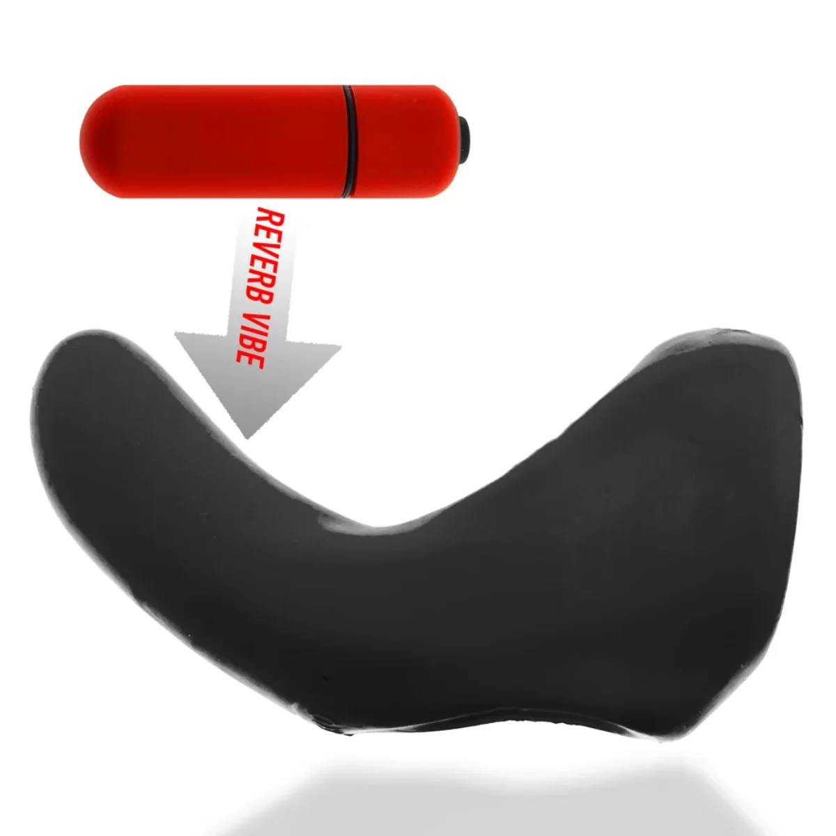 Hunkyjunk Buzzfuck Sling With Taint Vibe Vibrating Cock Sling Tar Ice - Image 3