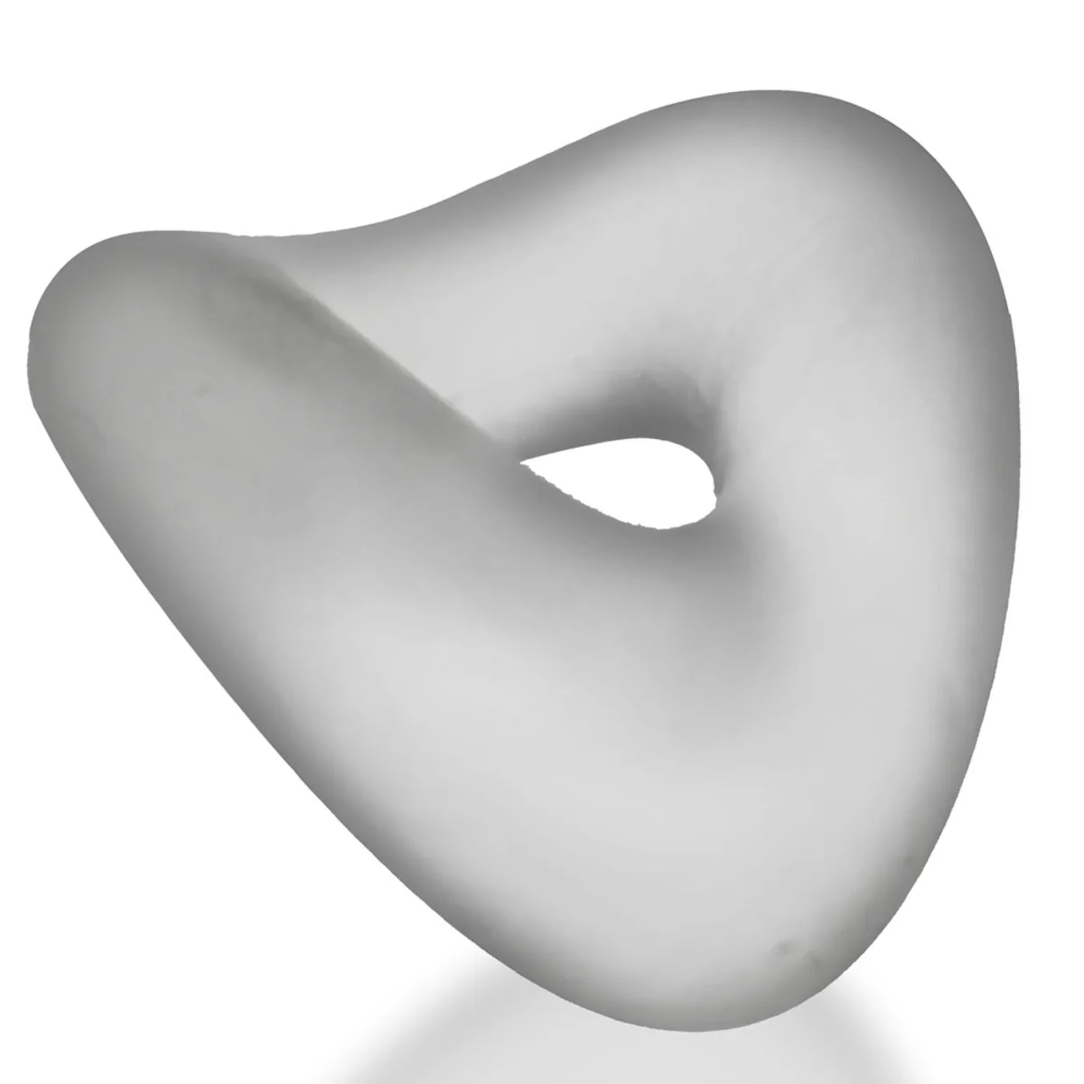 Hunkyjunk Form Silicone Cock Ring Clear Ice - Image 5