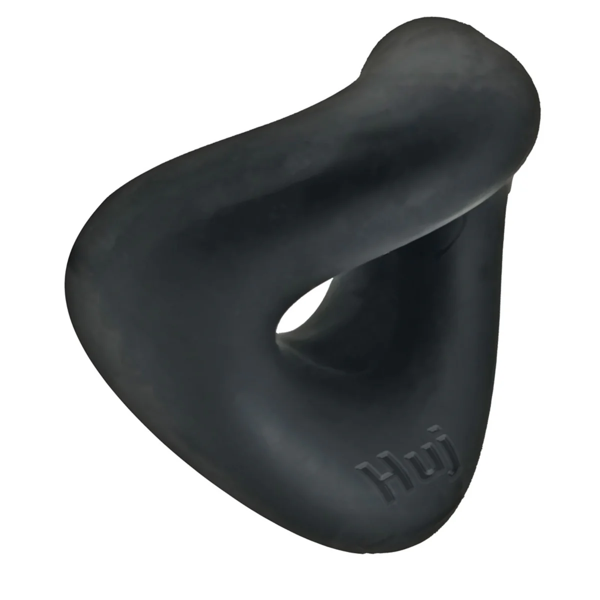 Hunkyjunk Form Silicone Cock Ring Tar Ice - Image 4