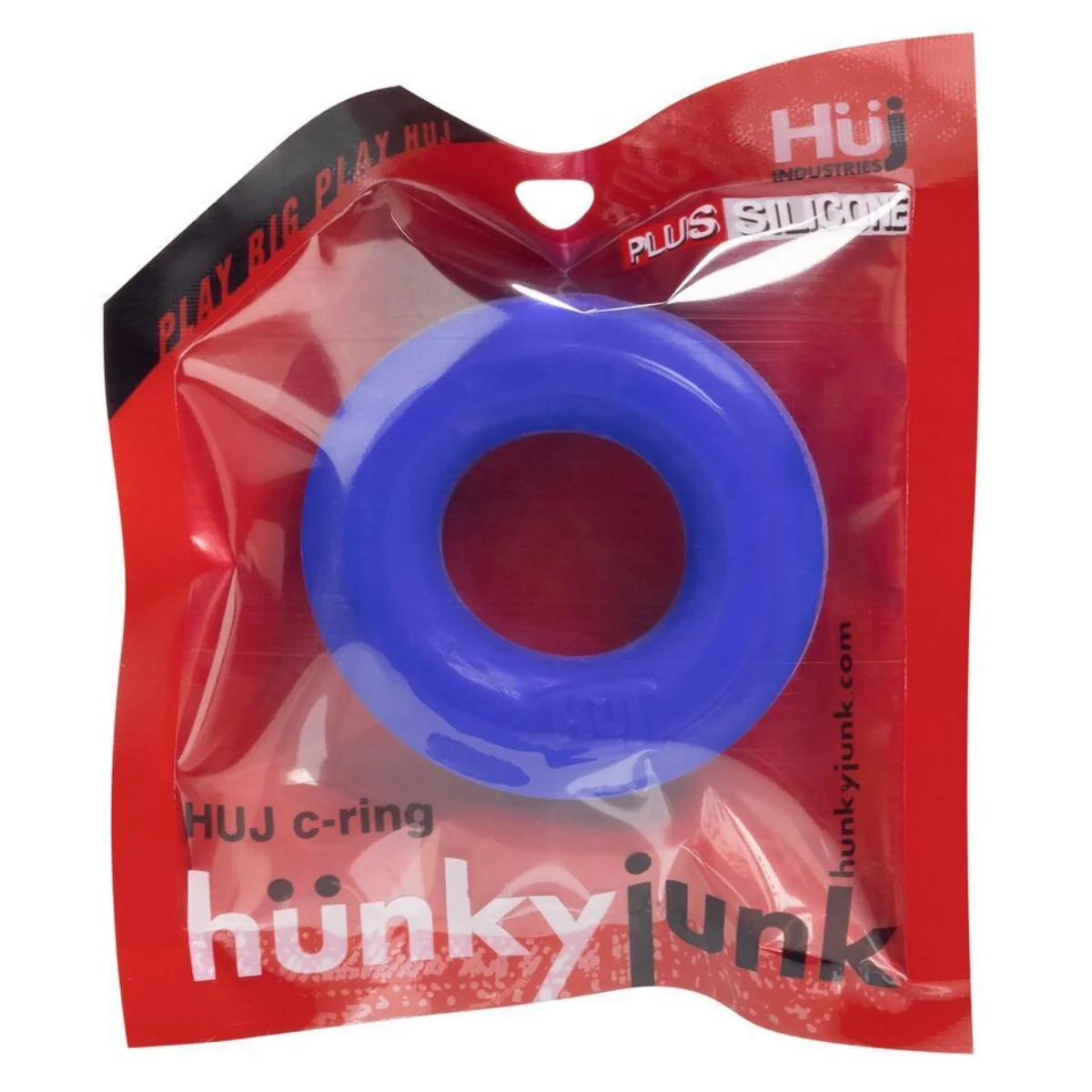 Hunkyjunk HUJ Cock Ring Blue - Image 2