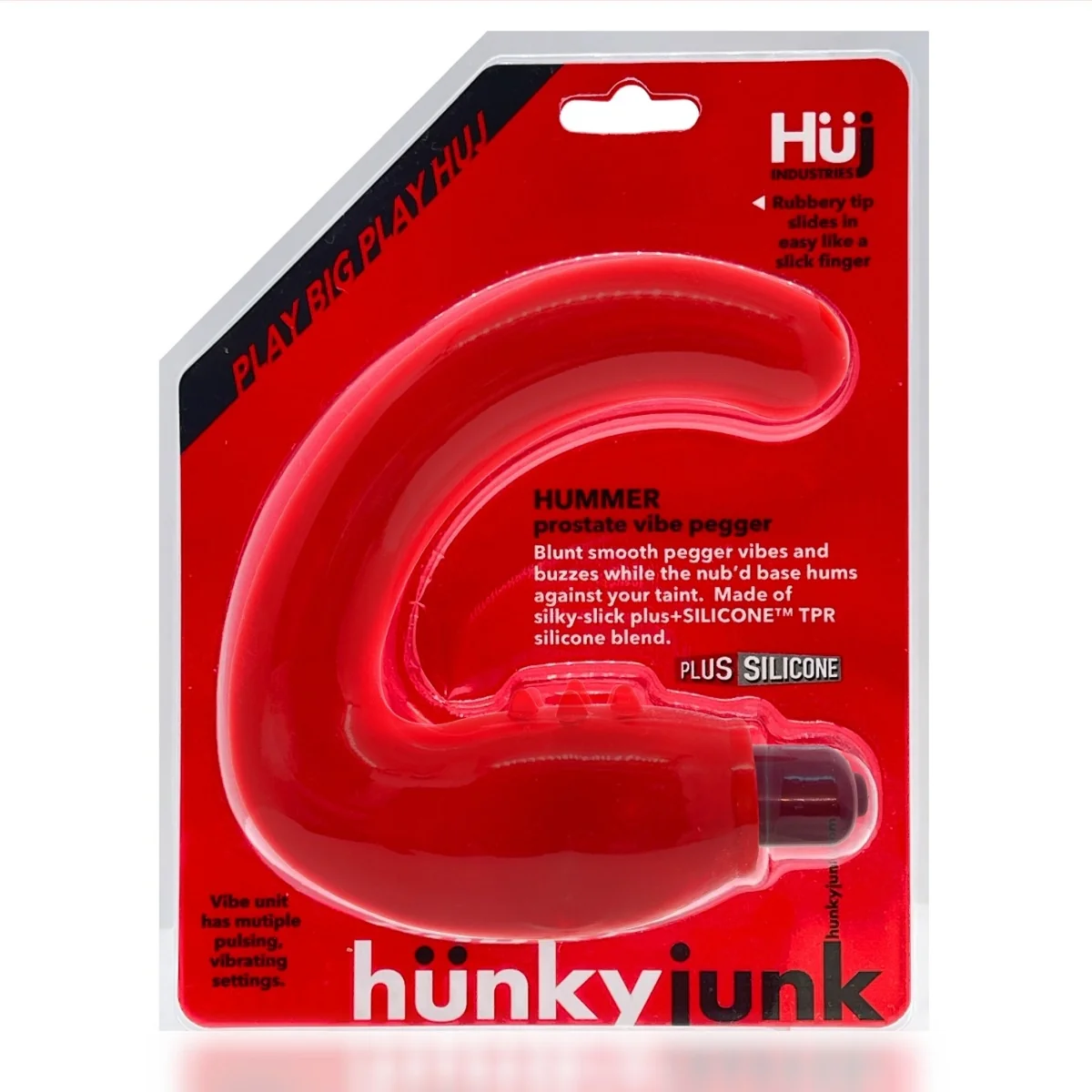 Hunkyjunk Hummer Vibrating Prostate Massager Red - Image 2