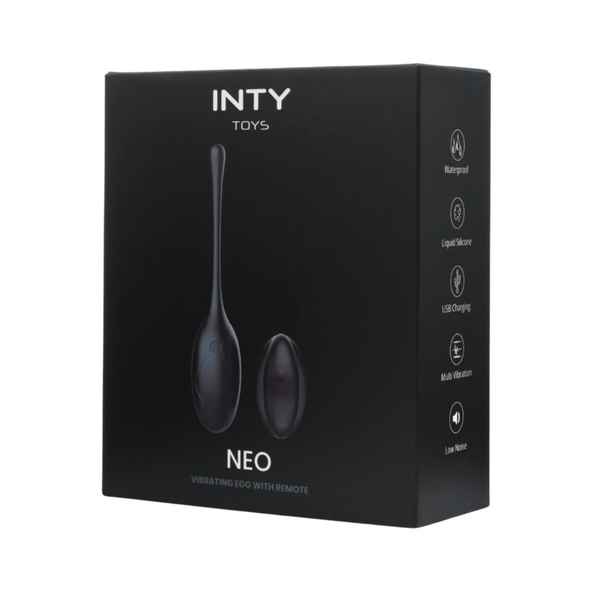 INTY Toys Neo Vibrating Egg With Remote Black - Image 2