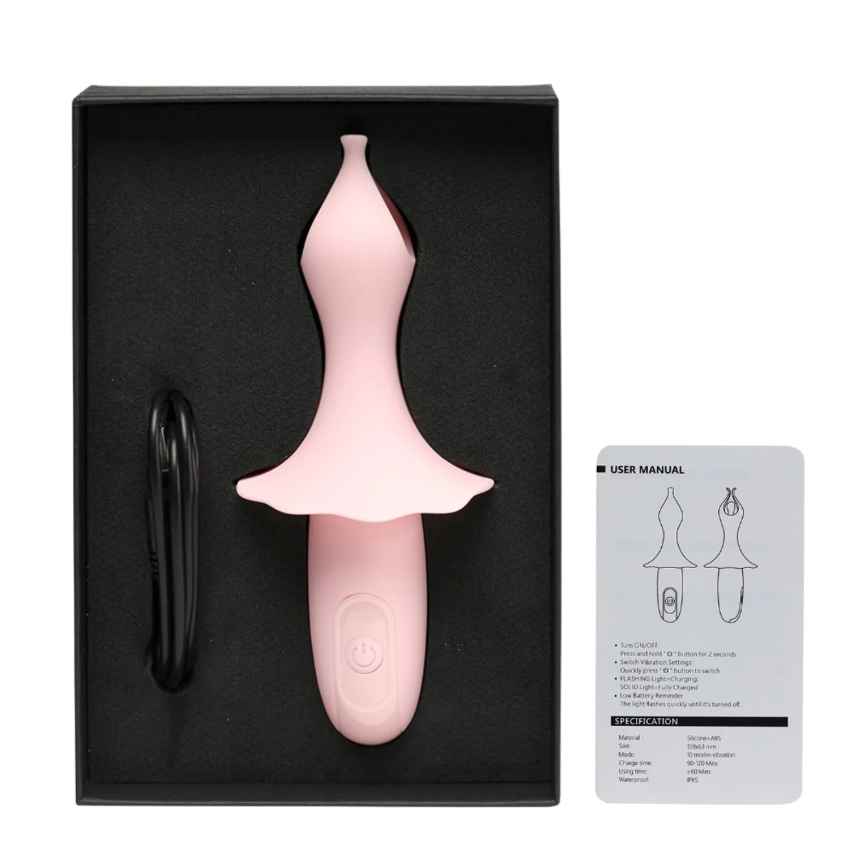INTY Toys Tulip Vibrator Pink - Image 3