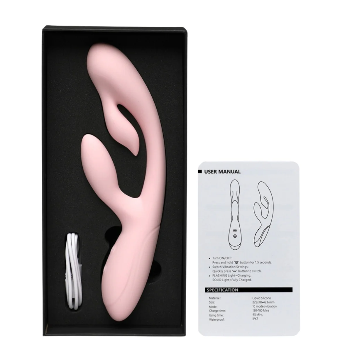 INTY Toys Twirl Multi Vibrator Pink - Image 3