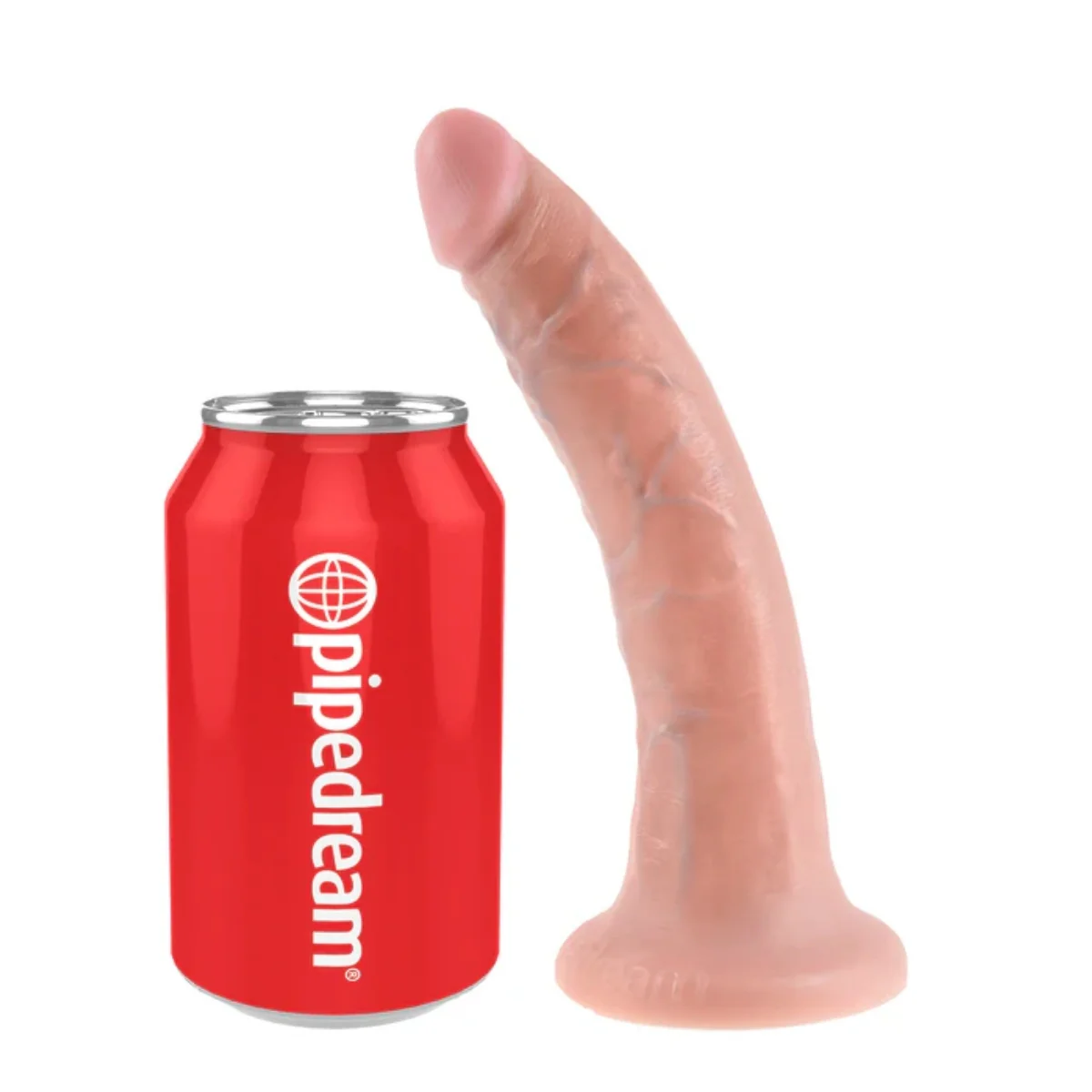King Cock Dildo Pink 7 Inch - Image 3