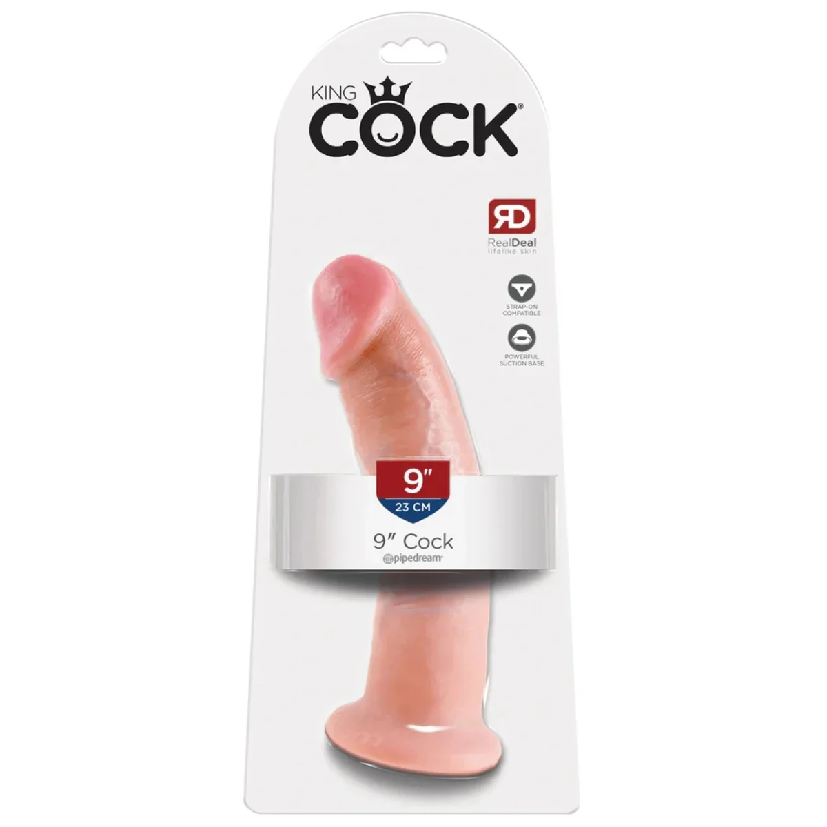 King Cock Dildo Pink 9 Inch - Image 2