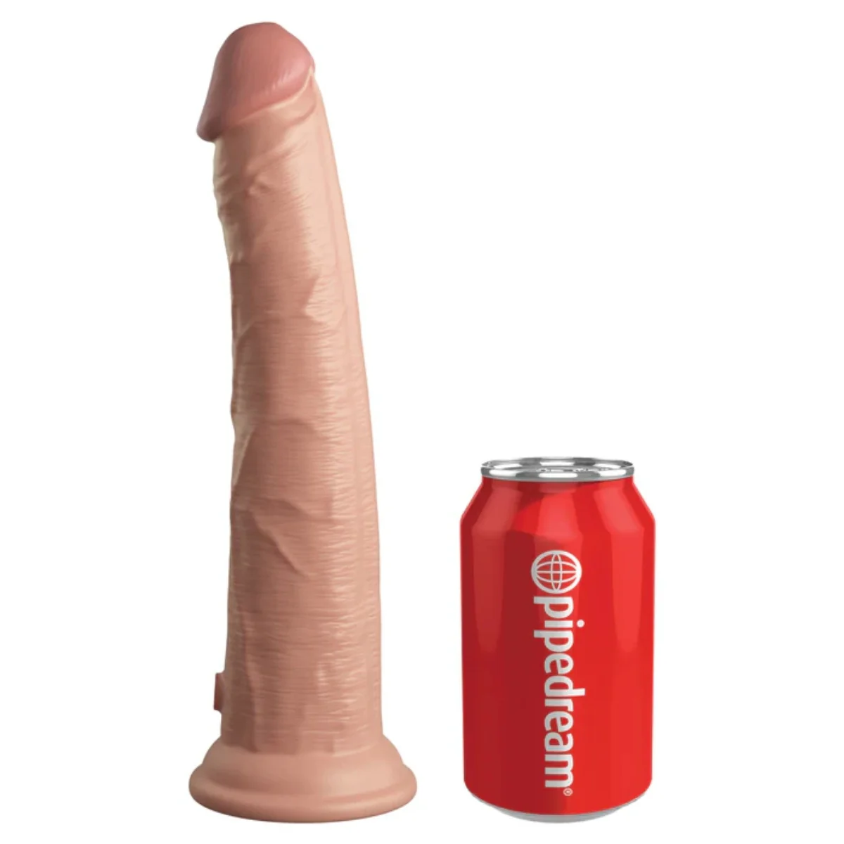 King Cock Elite Dual Density Silicone Dildo Pink 10 Inch - Image 3