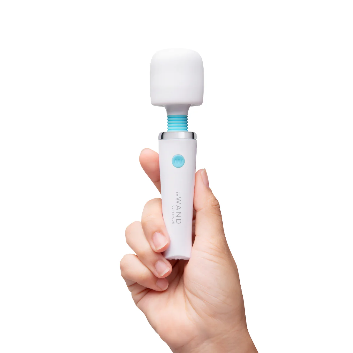 Le Wand Classique Mini Vibrating Wand Massager White - Image 4