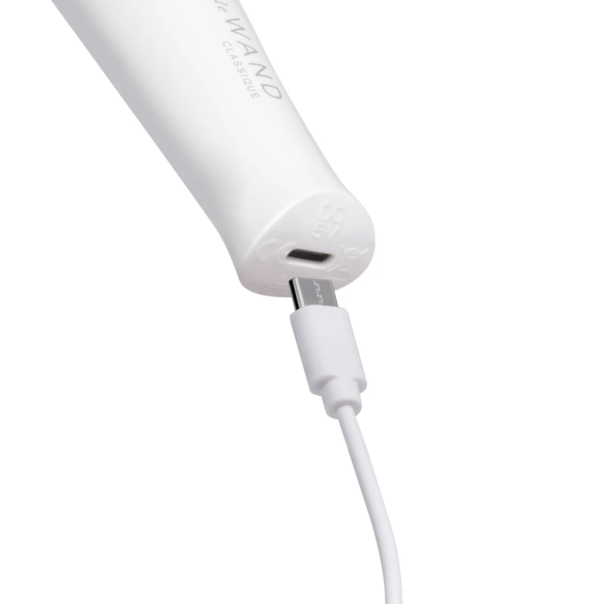 Le Wand Classique Mini Vibrating Wand Massager White - Image 6