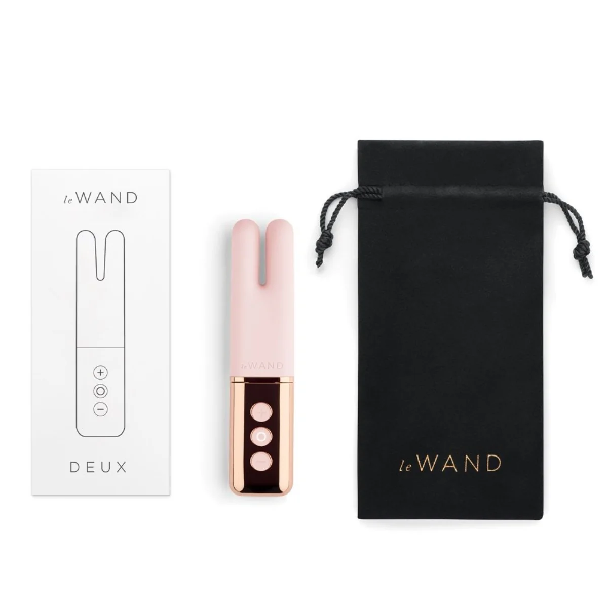 Le Wand Deux Twin Motor Vibrator Rose Gold - Image 5