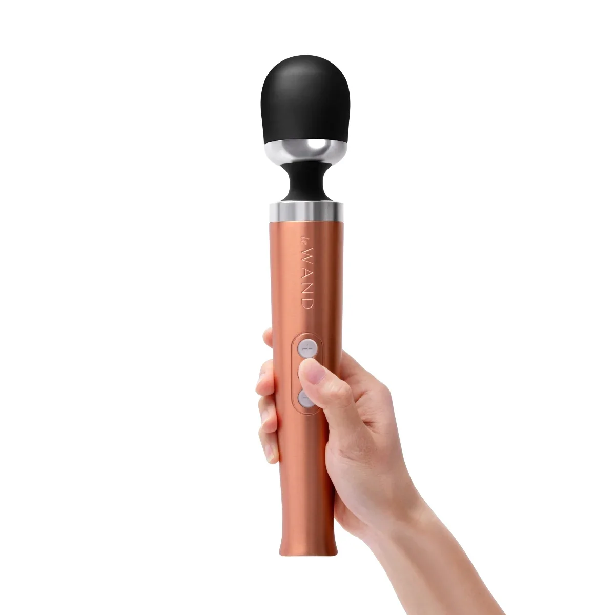 Le Wand Die Cast Rechargeable Wand Massager Rose Gold - Image 3