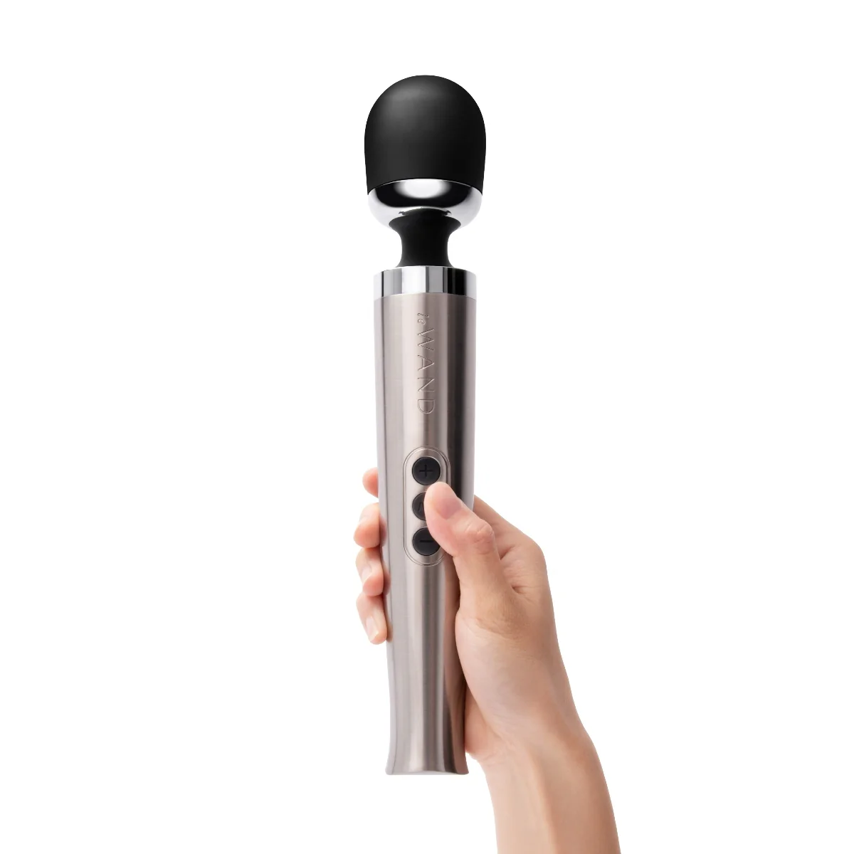 Le Wand Die Cast Rechargeable Wand Massager Silver - Image 3