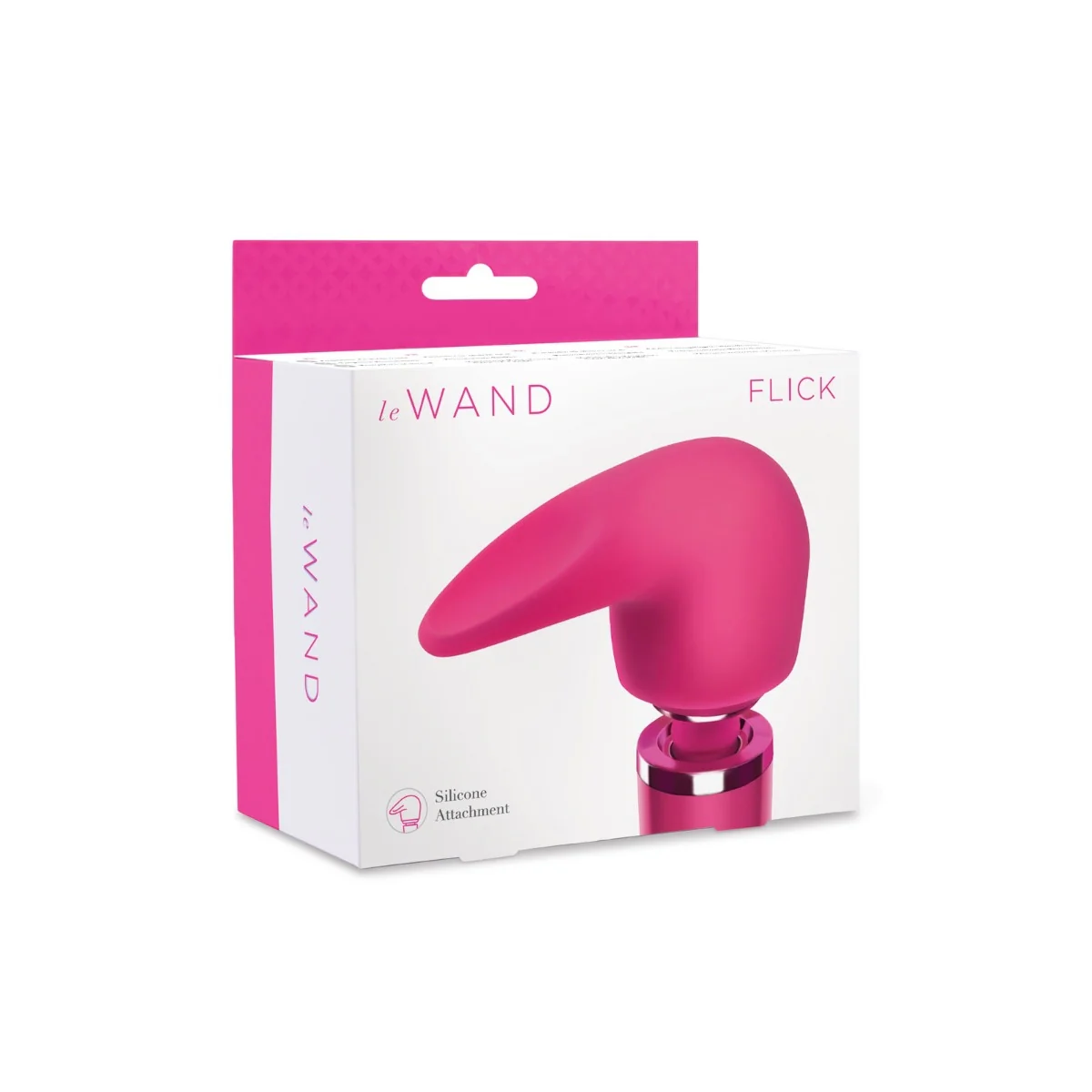 Le Wand Flick Flexible Silicone Attachment Pink - Image 2