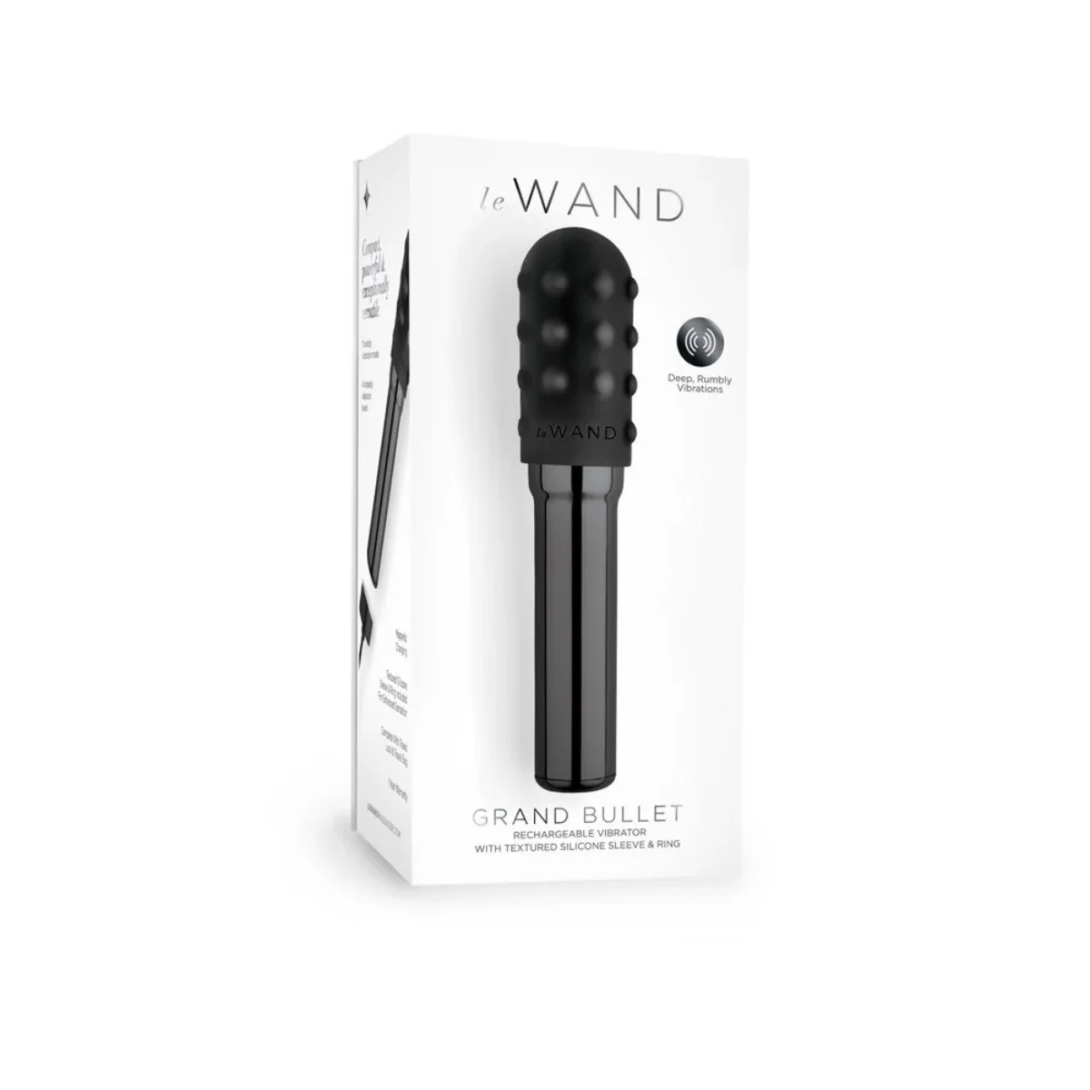 Le Wand Grand Bullet Vibrator Black - Image 2