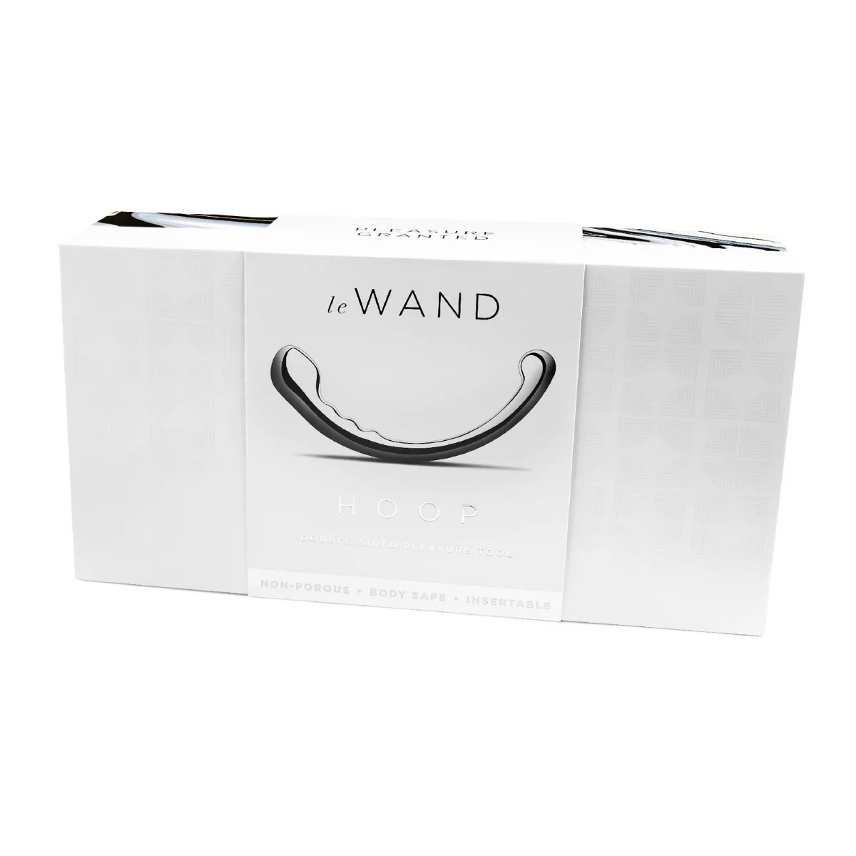 Le Wand Hoop Double Sided Pleasure Tool Silver 8 Inch - Image 2