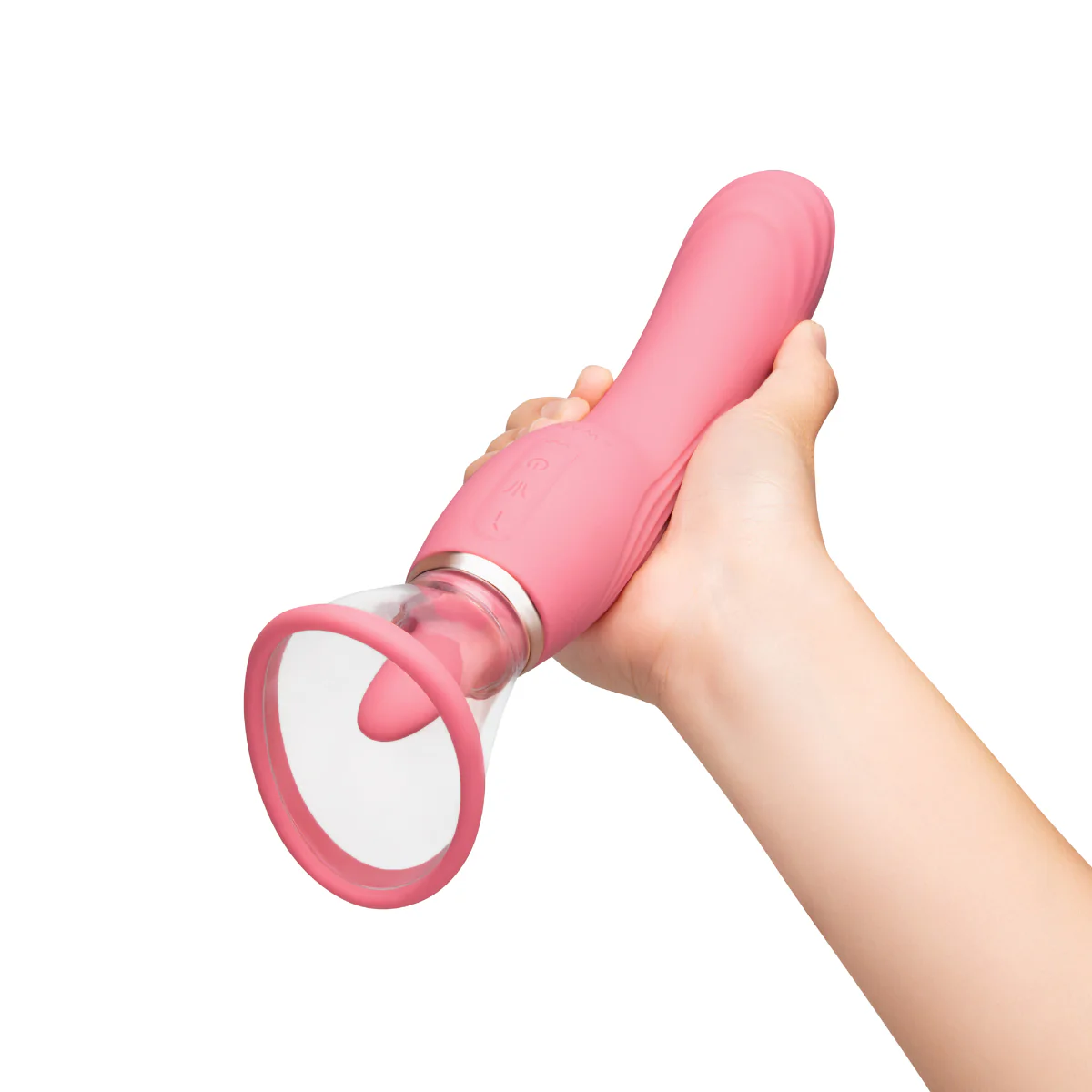 Le Wand Lick Double Ended Vibrator With Tongue Stimulator Pink - Image 3
