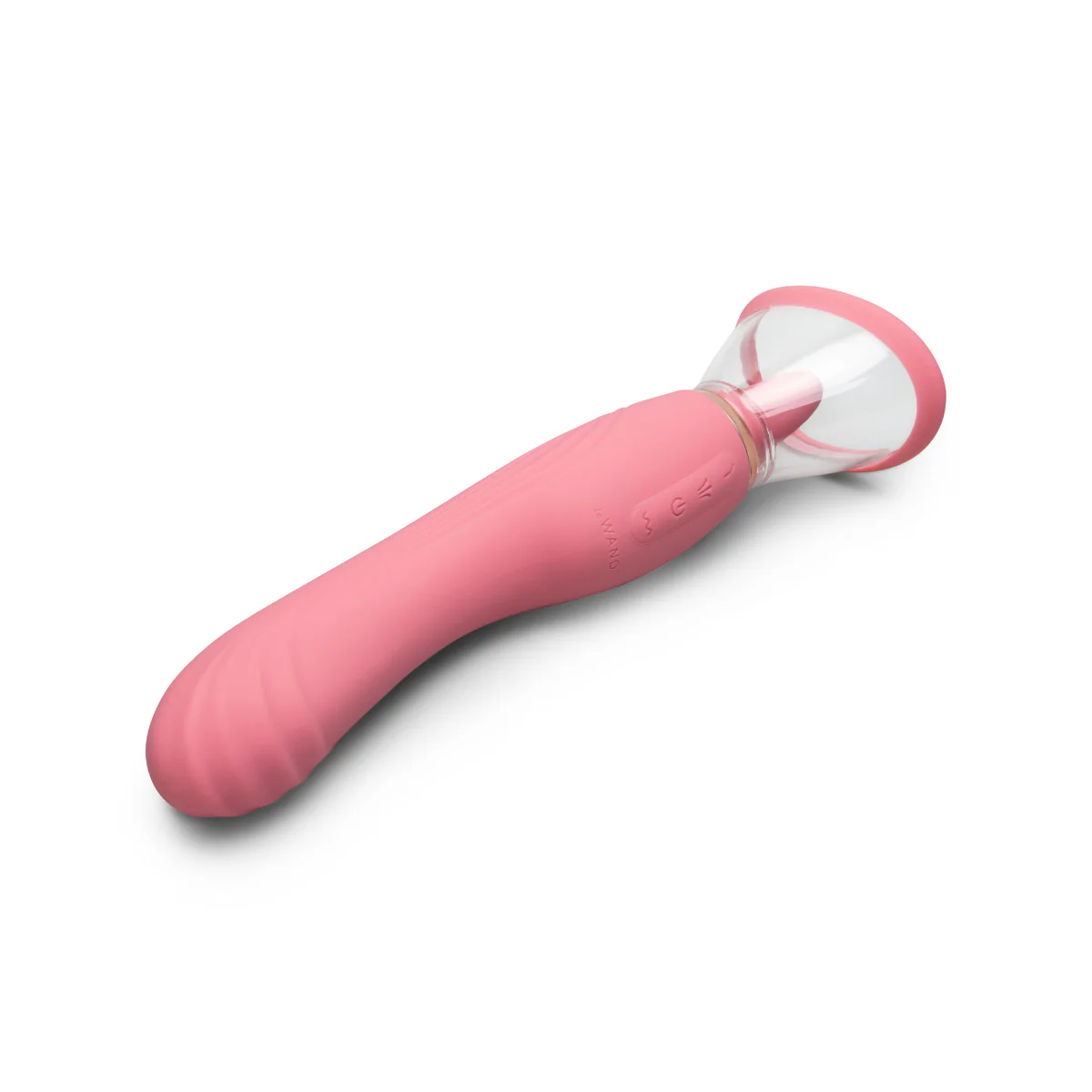 Le Wand Lick Double Ended Vibrator With Tongue Stimulator Pink - Image 7