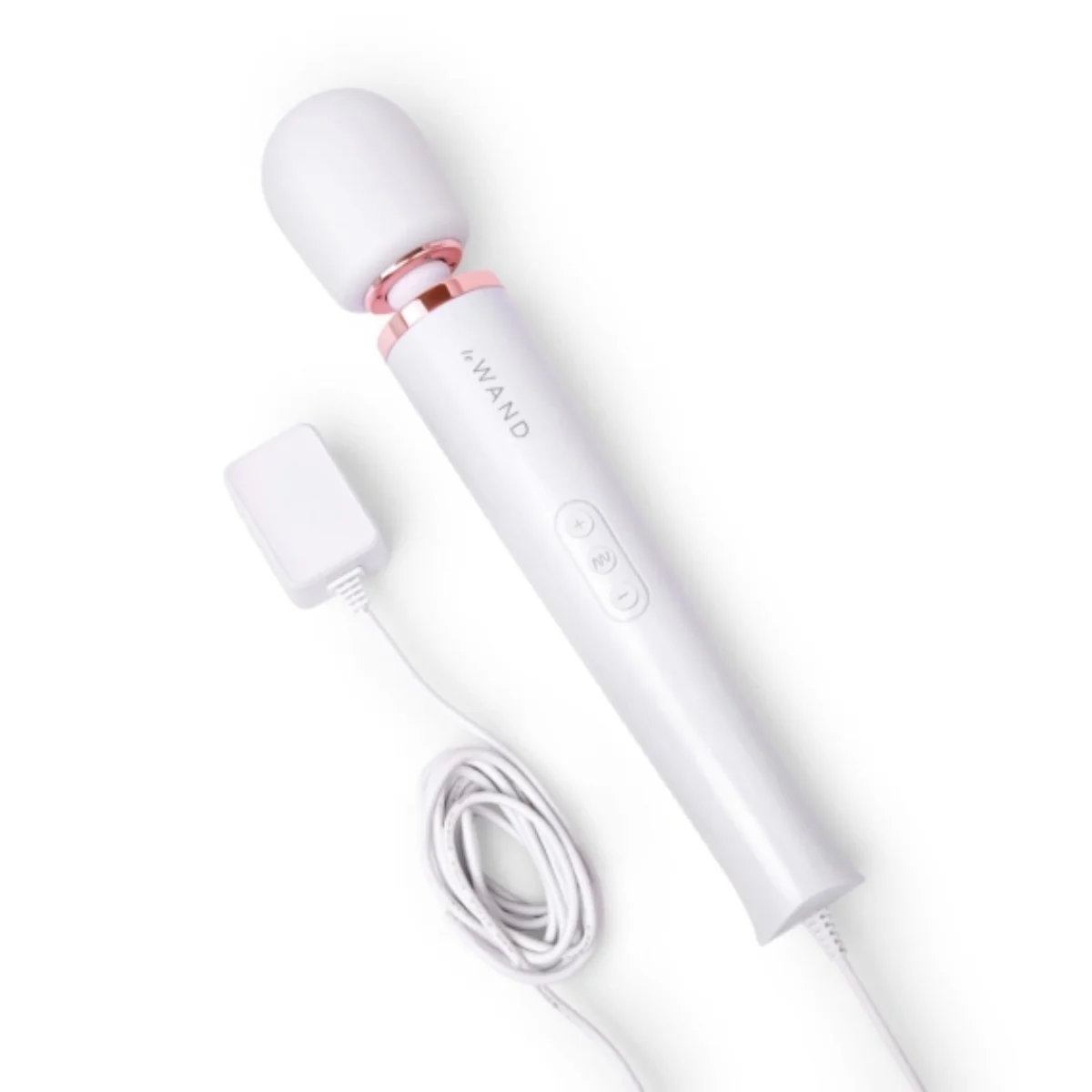 Le Wand Plug In Massager Wand White - Image 3