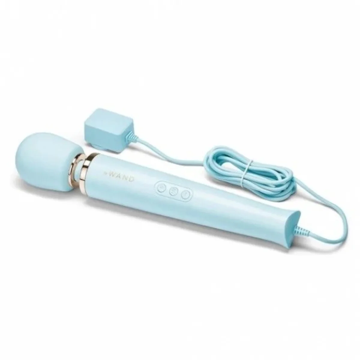 Le Wand Powerful Plug In Wand Massager Light Blue - Image 3