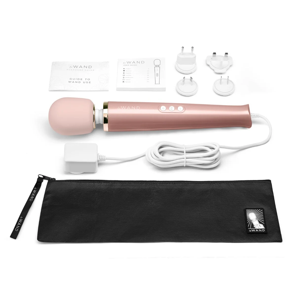 Le Wand Powerful Plug In Wand Massager Rose Gold - Image 5
