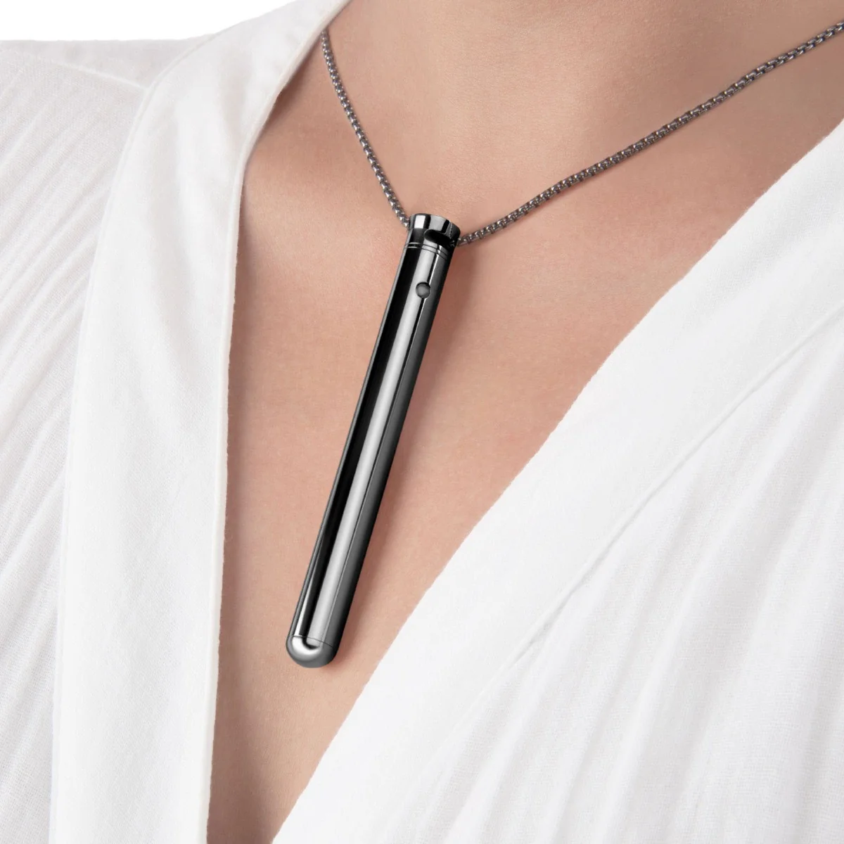 Le Wand Rechargeable Necklace Vibrator Black - Image 3