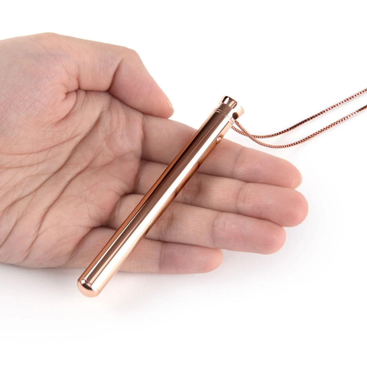 Le Wand Rechargeable Necklace Vibrator Rose Gold - Image 4