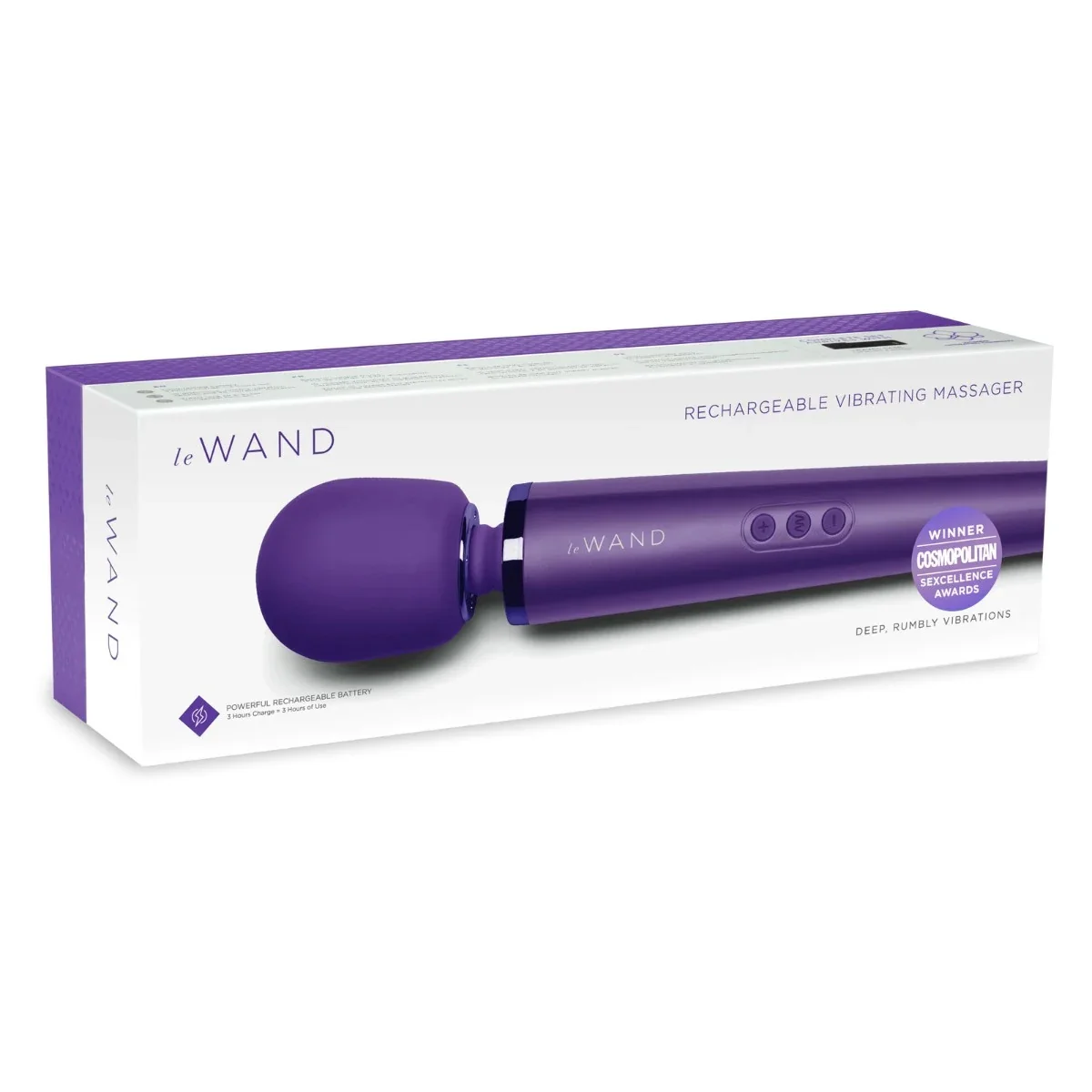 Le Wand Rechargeable Wand Massager Purple - Image 2