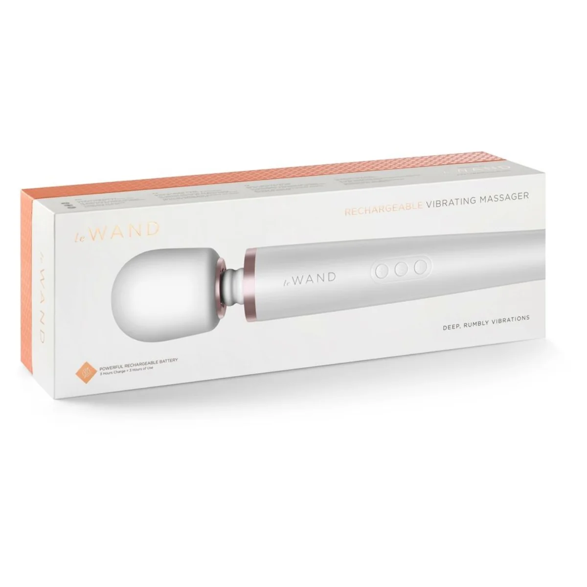 Le Wand Rechargeable Wand Massager White - Image 2