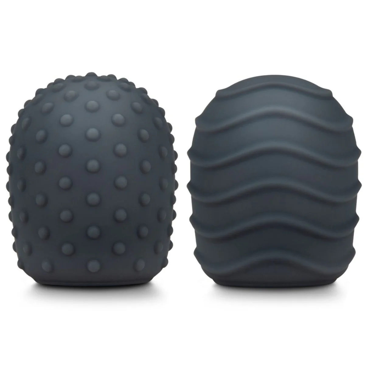 Le Wand Silicone Texture Covers 2 Pack Grey