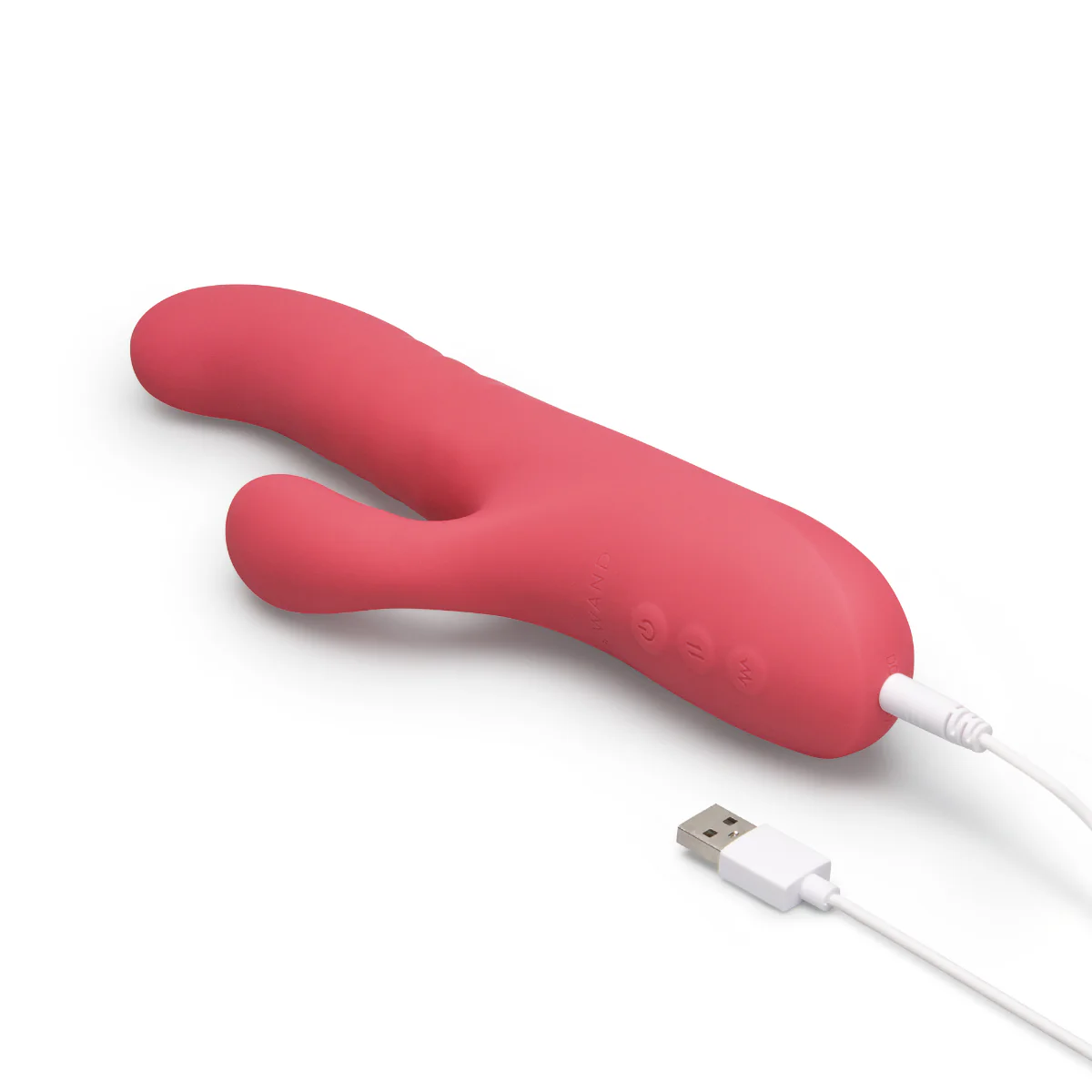 Le Wand Thrust Rechargeable Thrusting Rabbit Vibrator Pink - Image 7