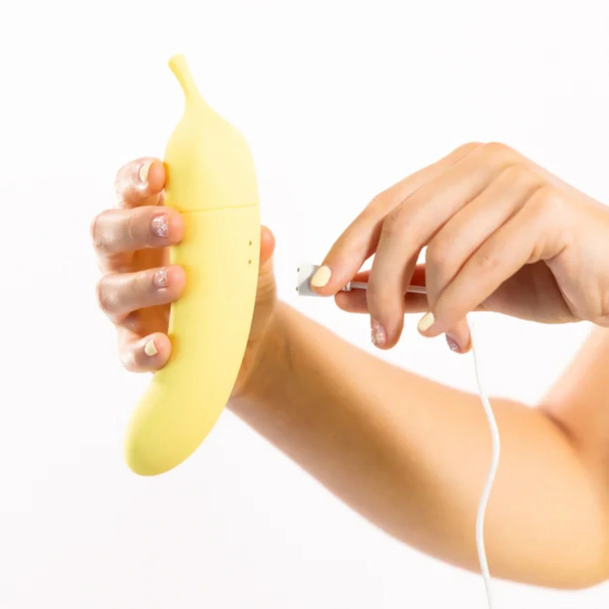 Like A Kitten Banana Cream Air Pulse G-Spot Vibrator Yellow - Image 5