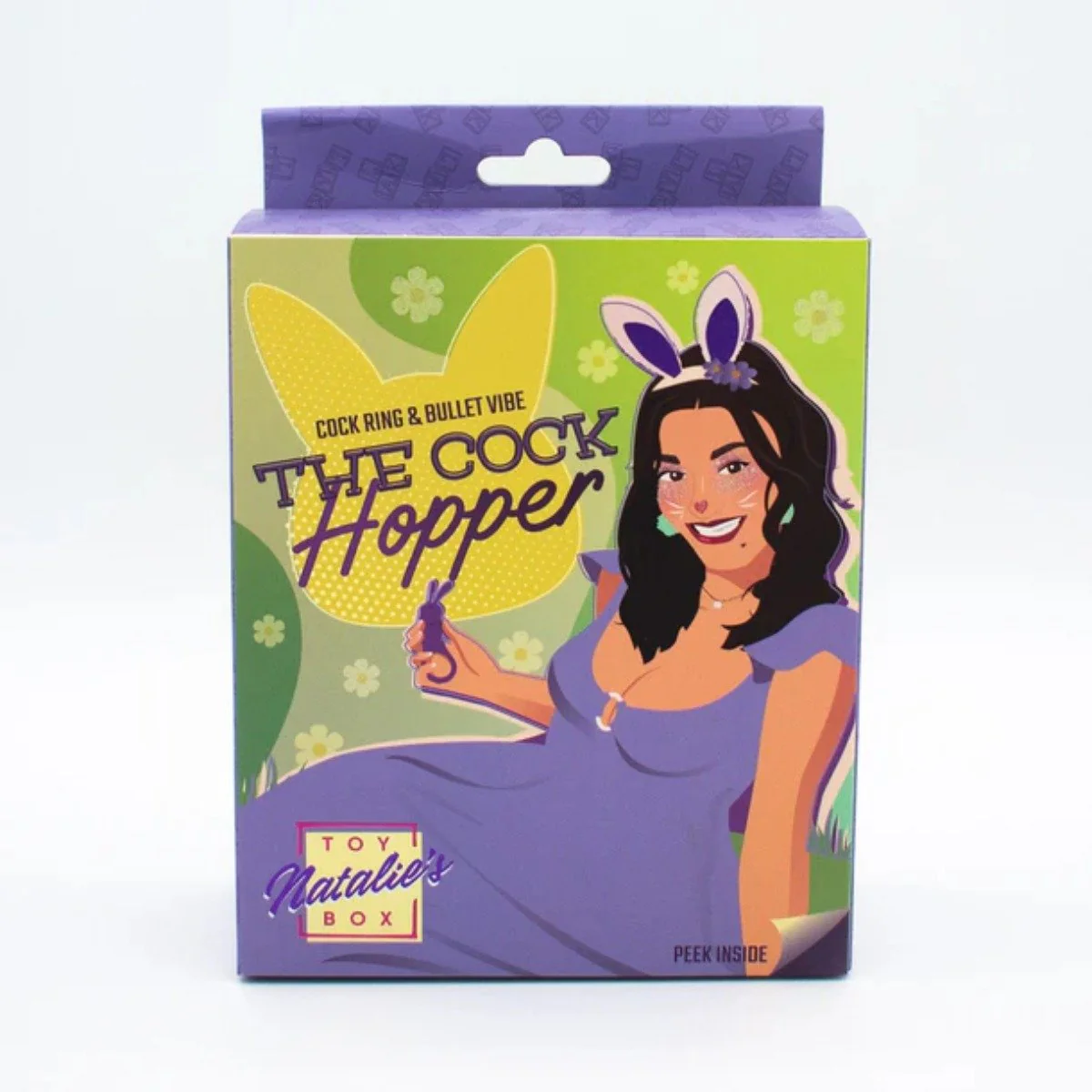 Like A Kitten The Cock Hopper Vibrating Bullet Cock Ring Purple - Image 2