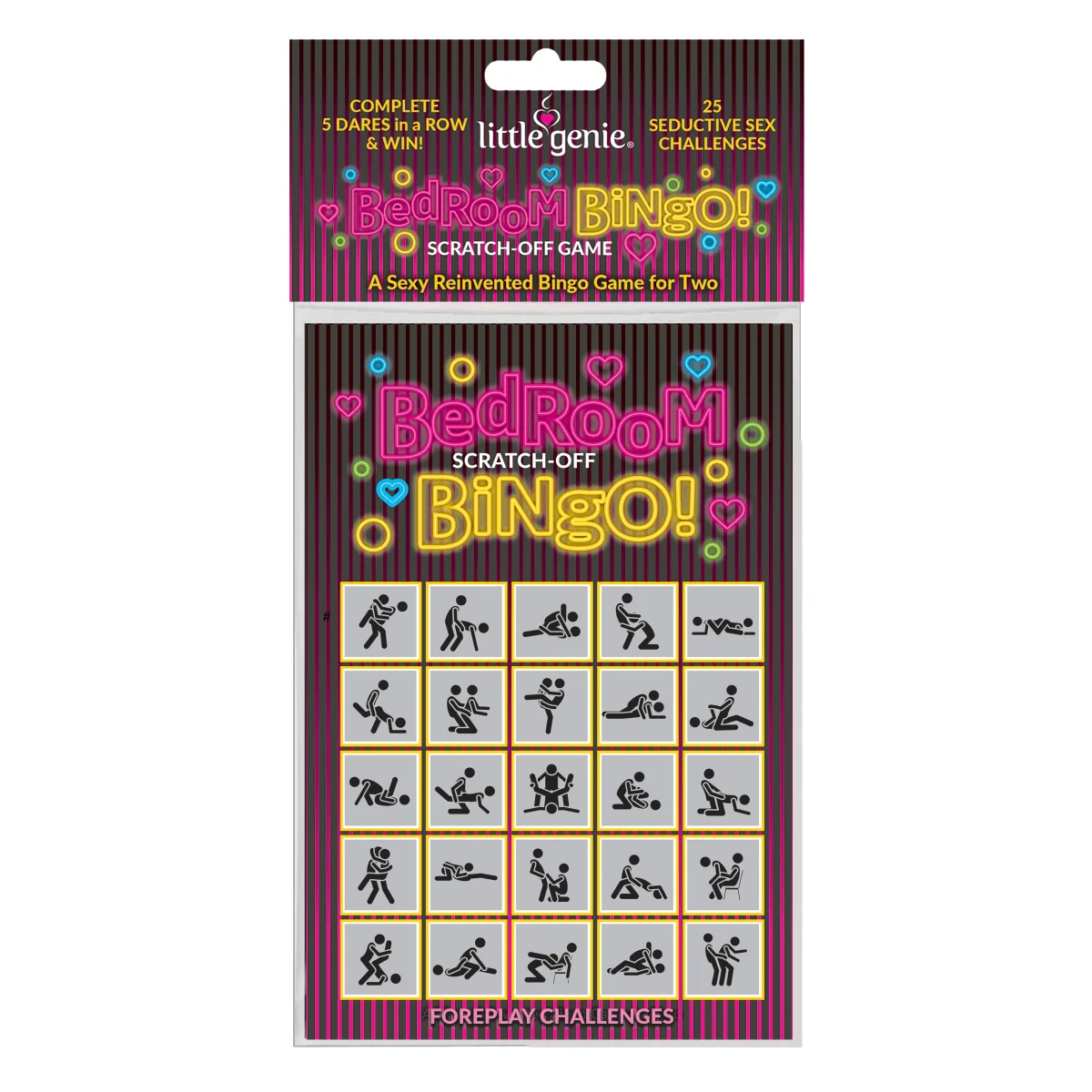 Little Genie Bedroom Bingo Scratch Off Romance Game - Image 2