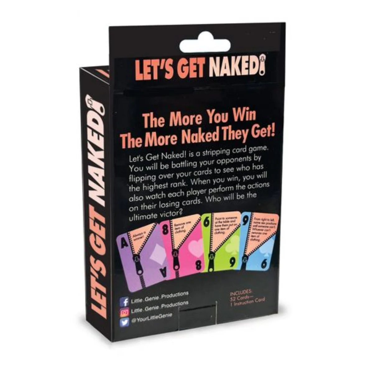 Little Genie Let's Get Naked Card Game - Image 3