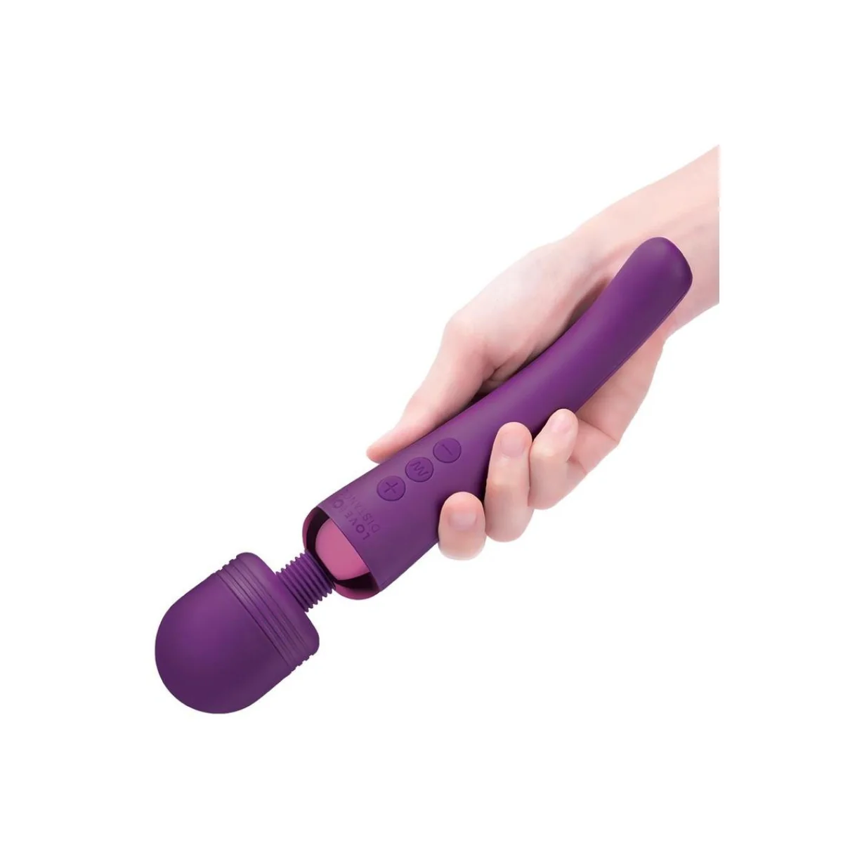 Love Distance Grasp App Controlled Vibrating Wand Purple - Image 3