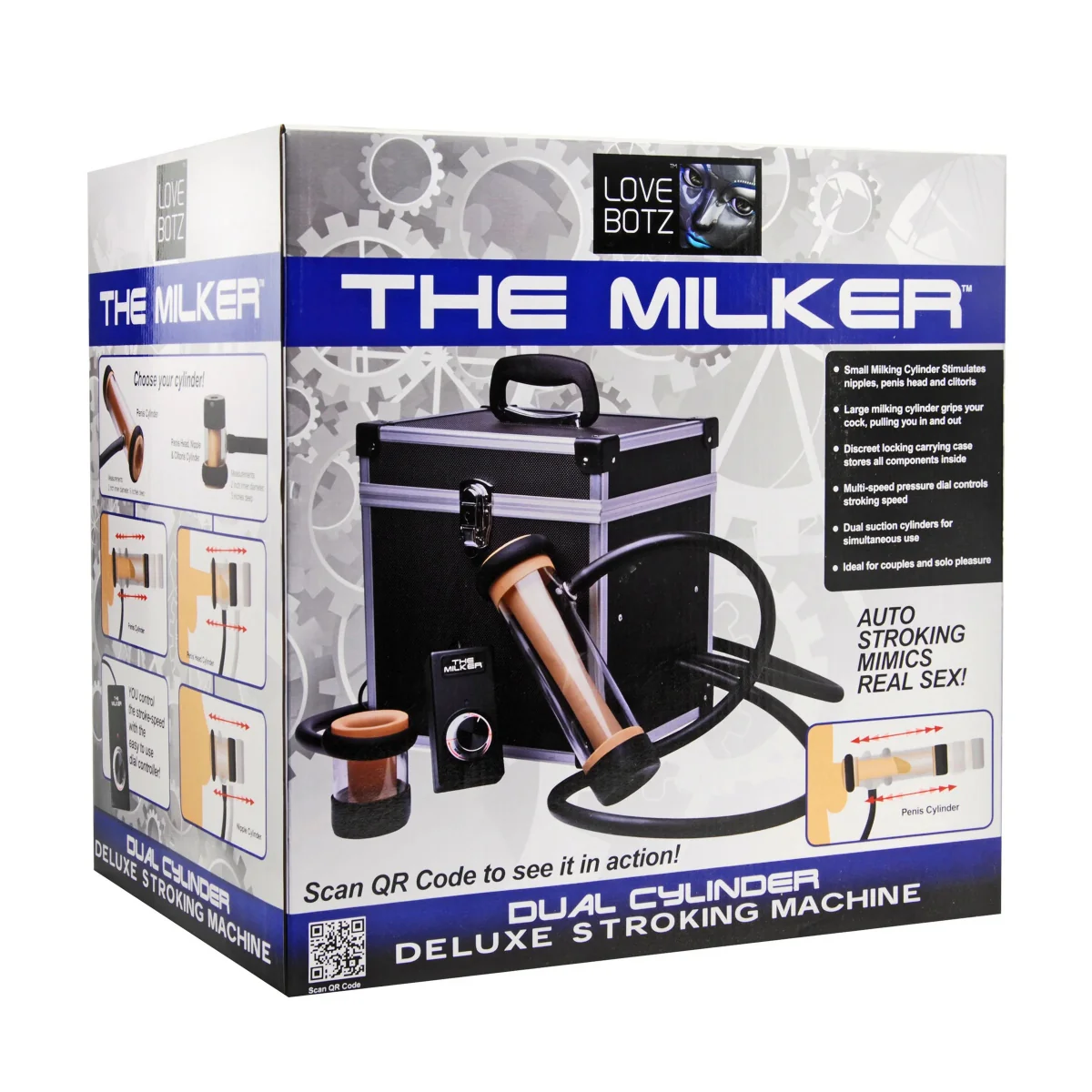 LoveBotz The Milker Dual Cylinder Deluxe Stroking Machine - Image 2
