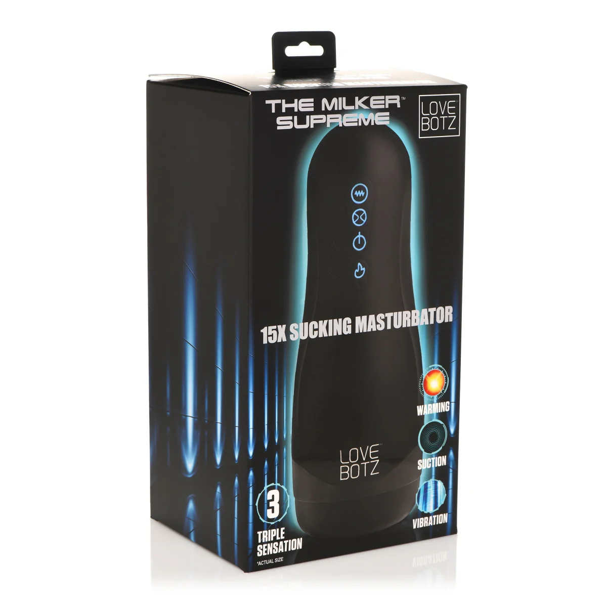 LoveBotz The Milker Supreme 15X Sucking Masturbator Black - Image 2