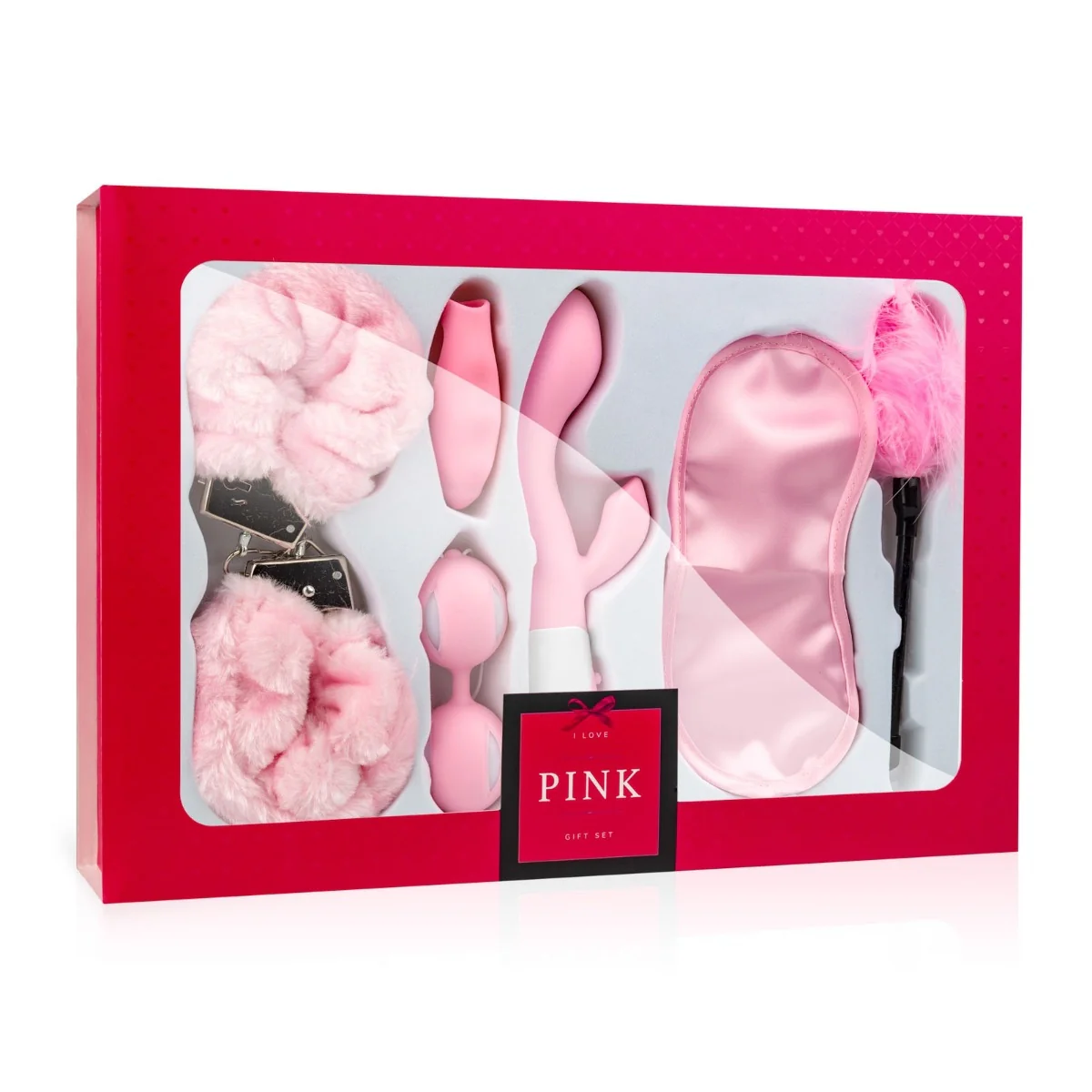 Loveboxxx I Love Pink Bondage Sex Toy Gift Set Pink - Image 2