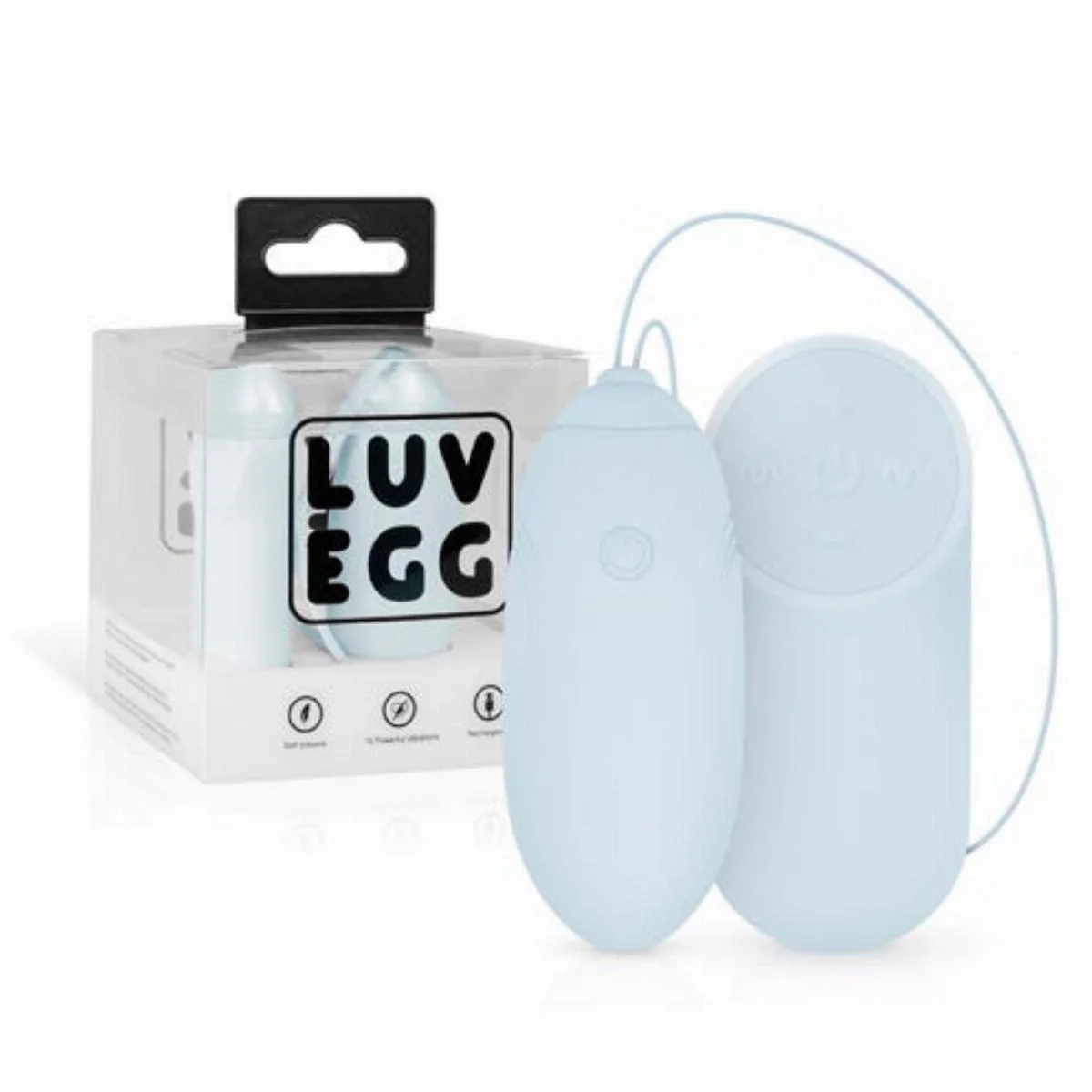 LUV EGG Vibrating Egg Blue - Image 2