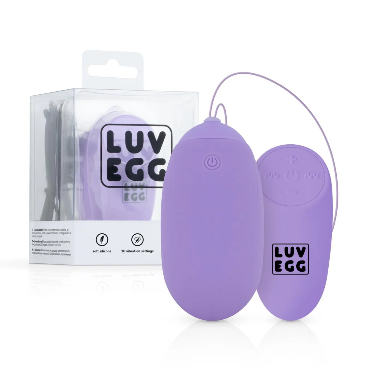 LUV EGG XL Vibrating Egg Purple - Image 2