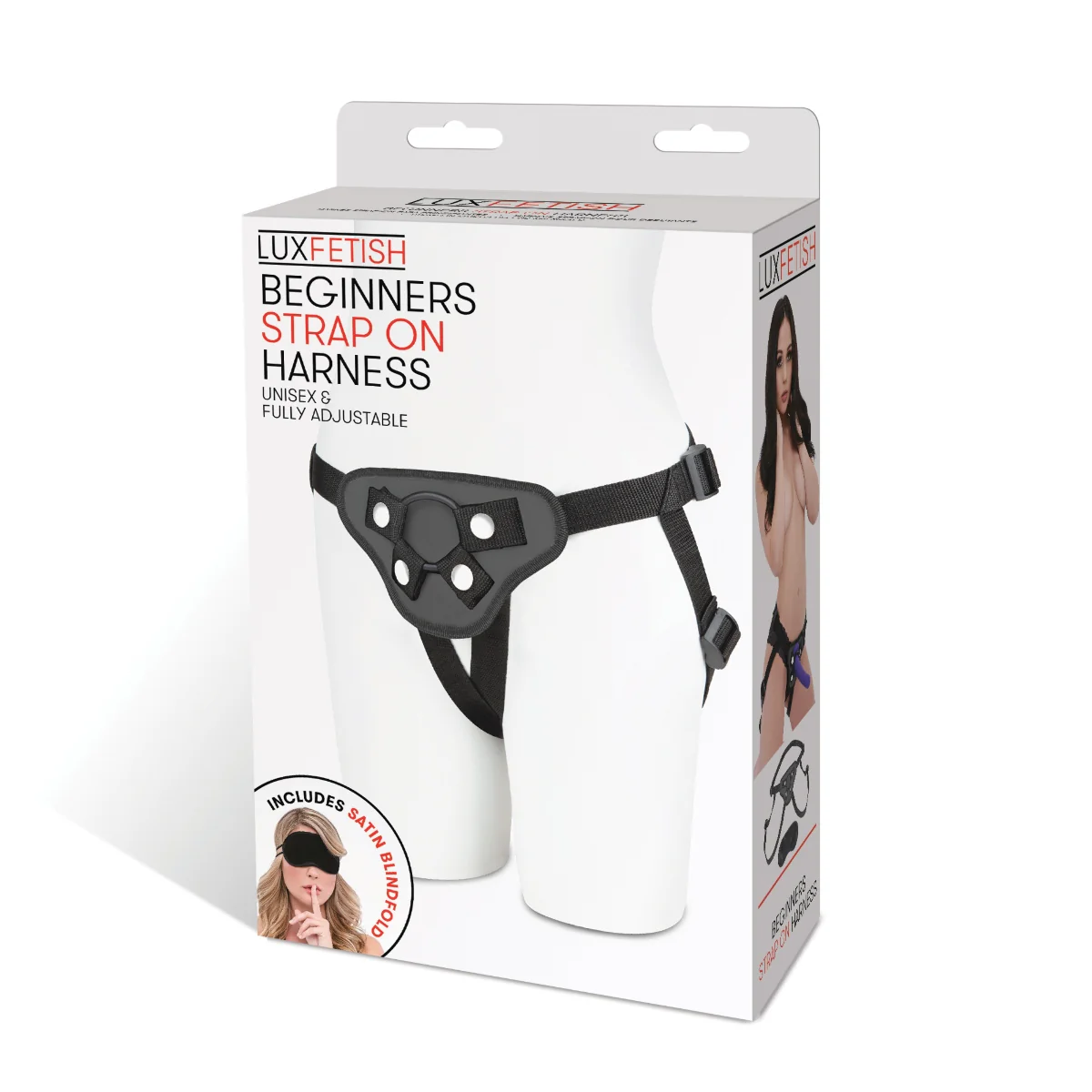 Lux Fetish Beginners Strap-On Harness Black - Image 2
