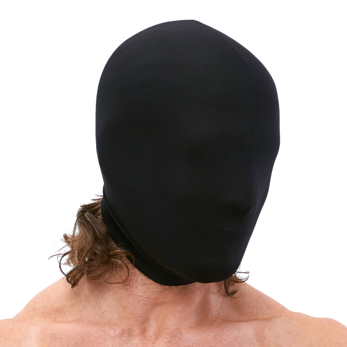 Lux Fetish Blackout Stretch Hood Black - Image 4