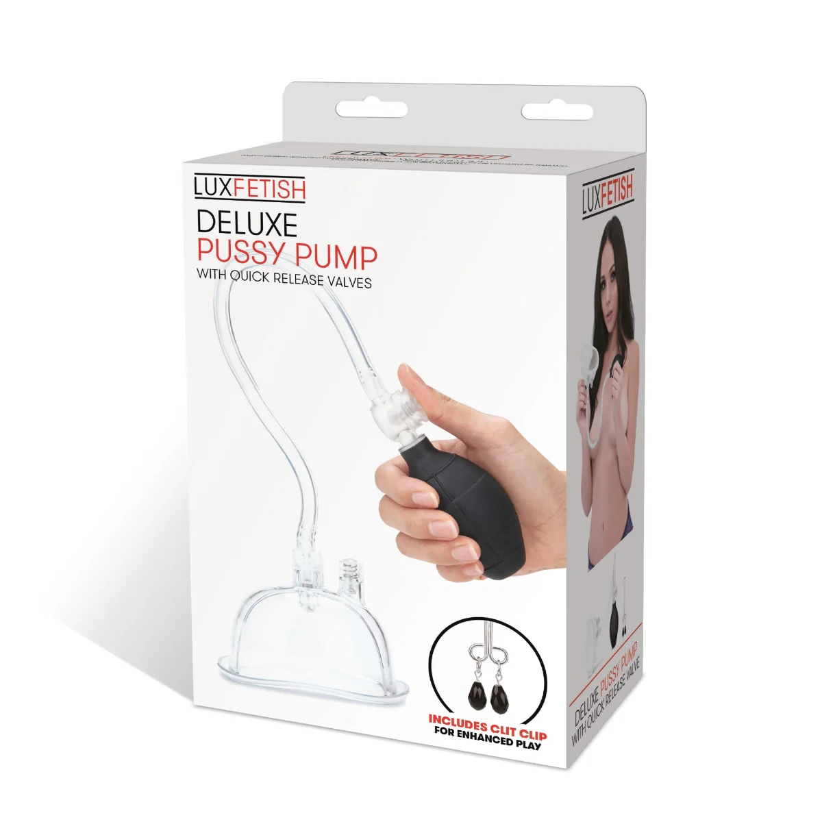 Lux Fetish Deluxe Pussy Pump With Quick Release Valves Clear - Image 2