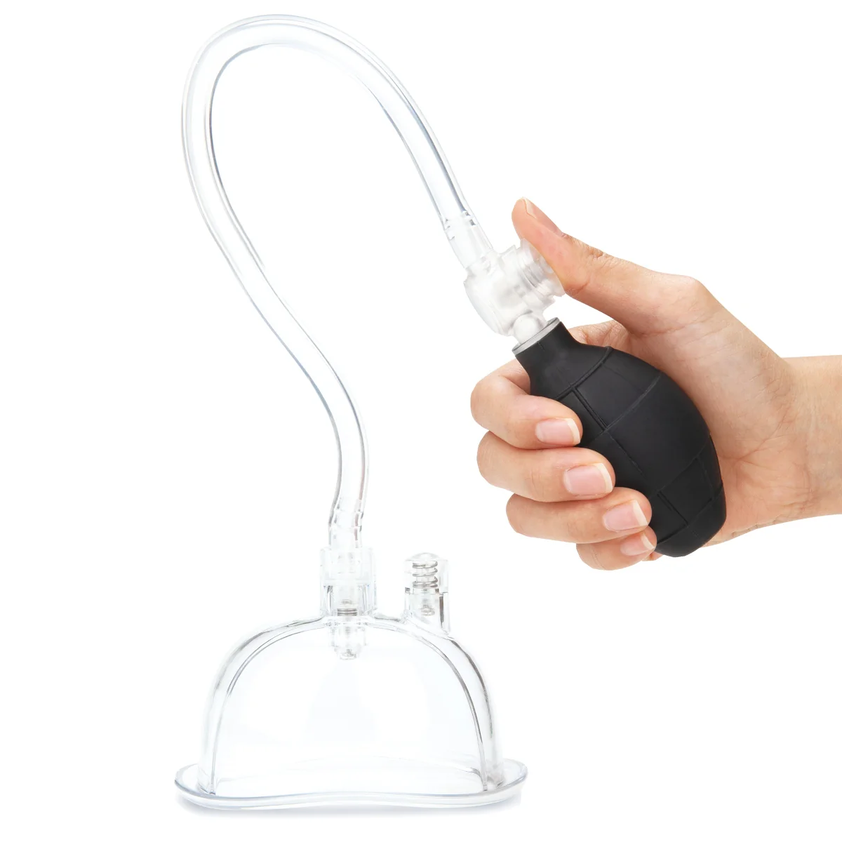 Lux Fetish Deluxe Pussy Pump With Quick Release Valves Clear - Image 4