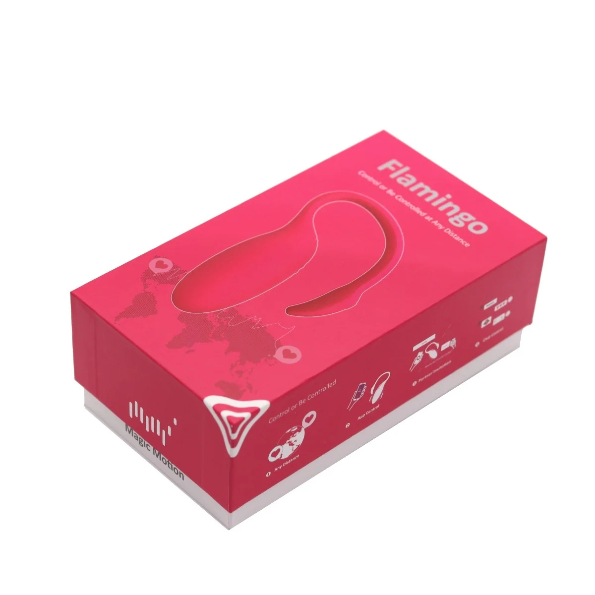 Magic Motion Flamingo Vibrating App Controlled Love Egg Vibrator Pink - Image 2