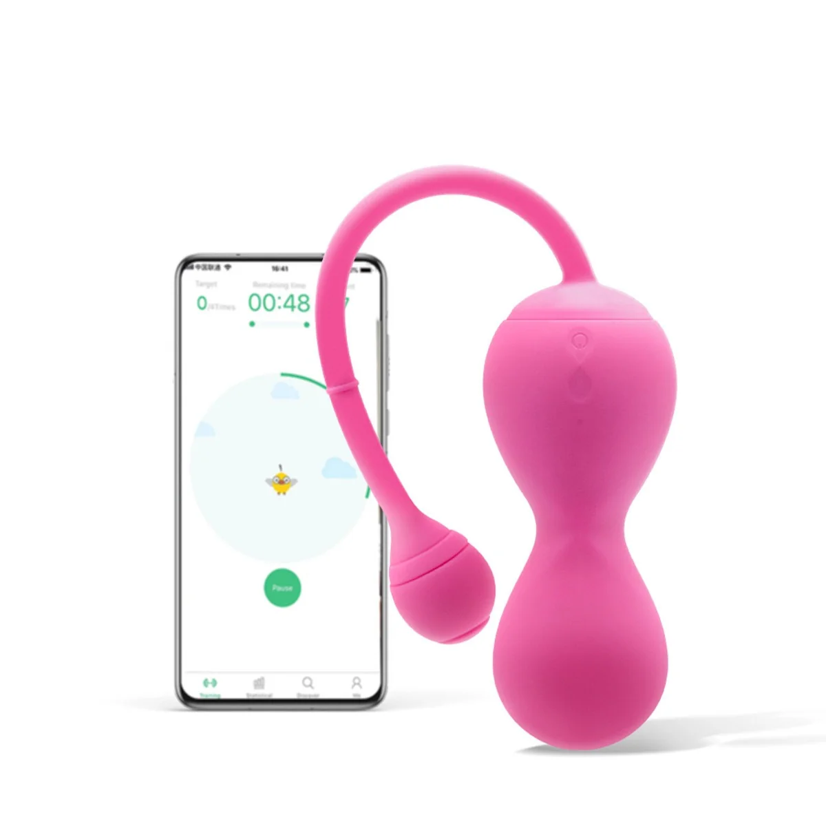 Magic Motion Smart Kegel Master Vibrating Balls Pink - Image 3